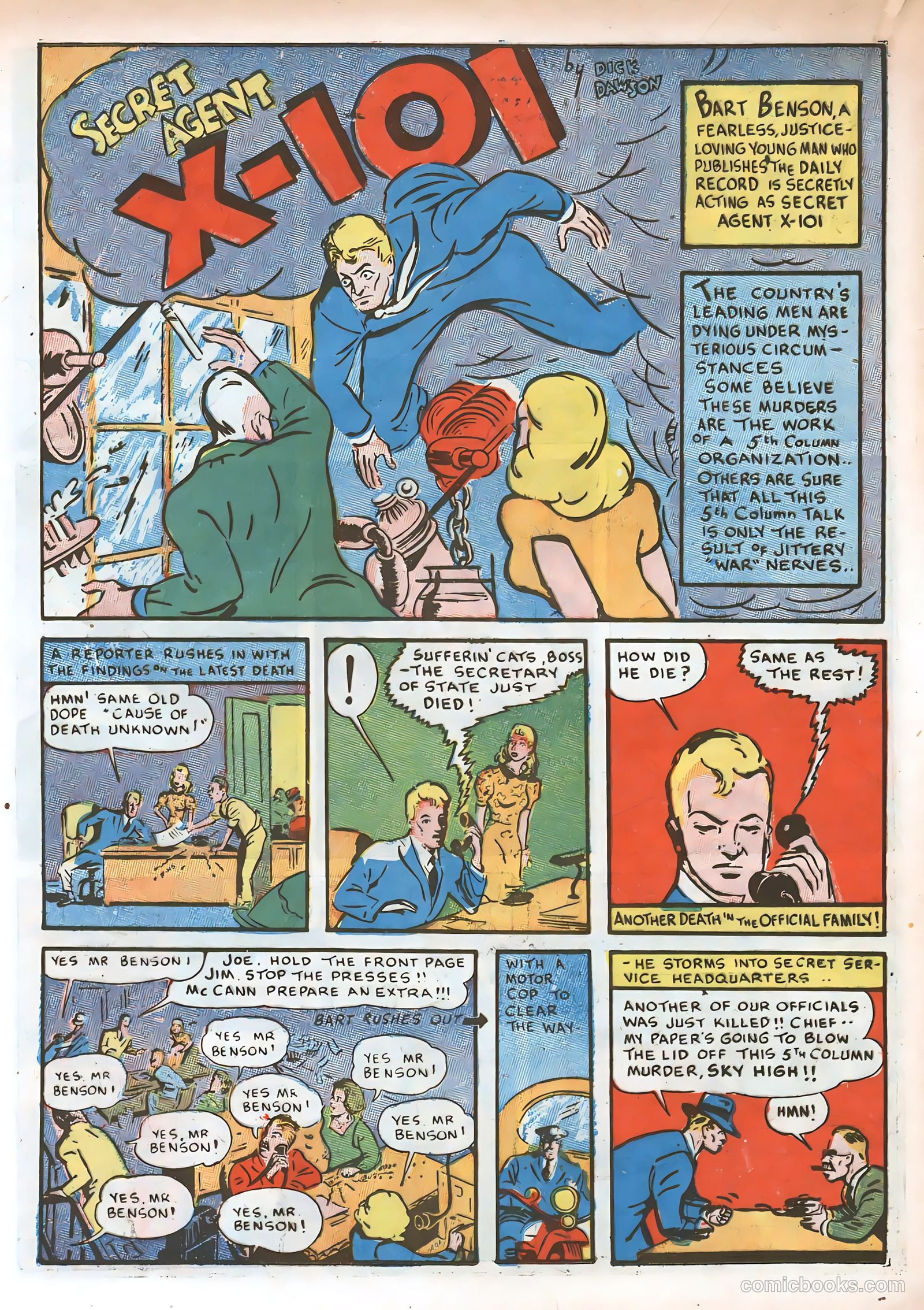 Silver Streak Comics #9 (1941) — page 35 of 66