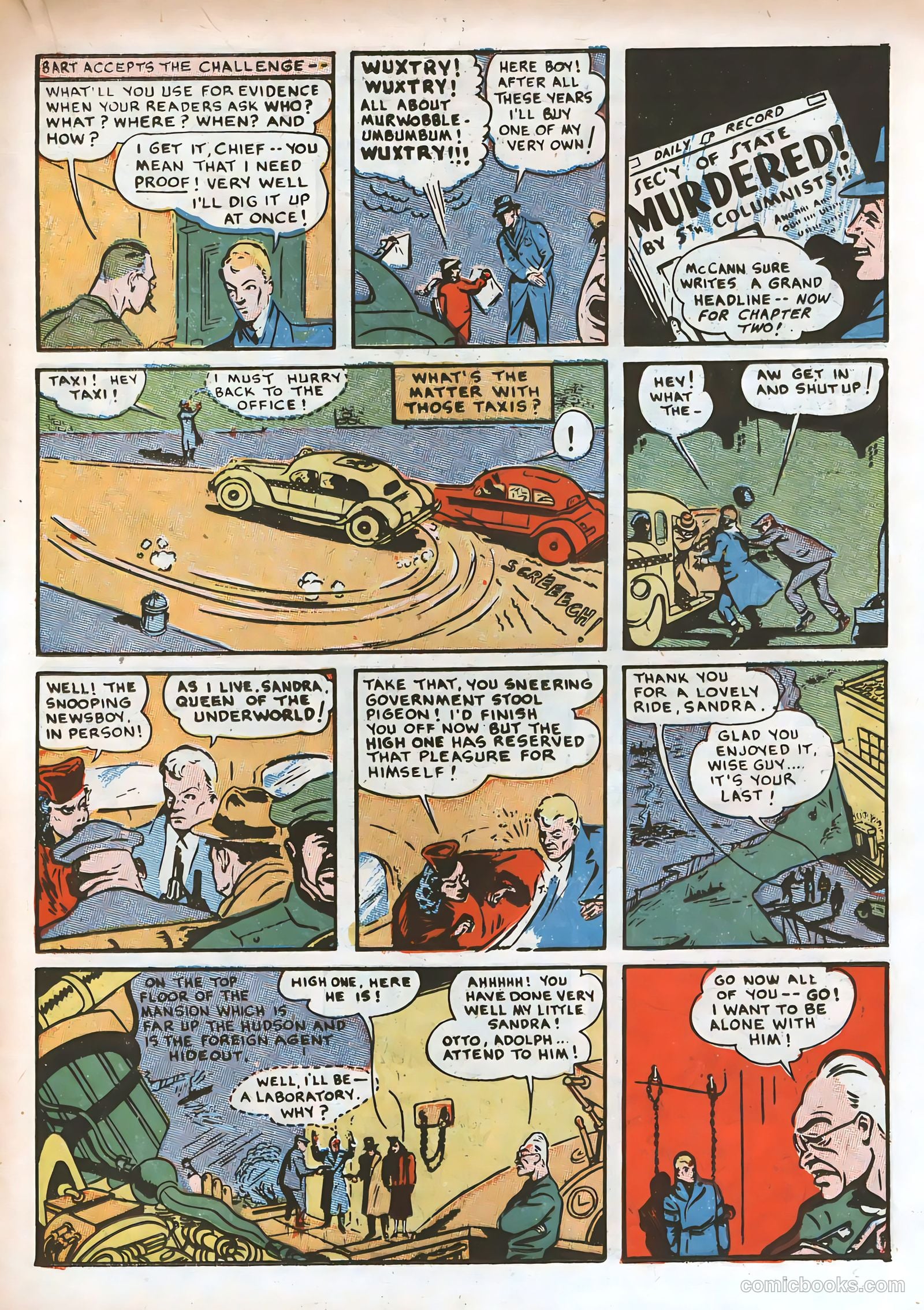 Silver Streak Comics #9 (1941) — page 36 of 66