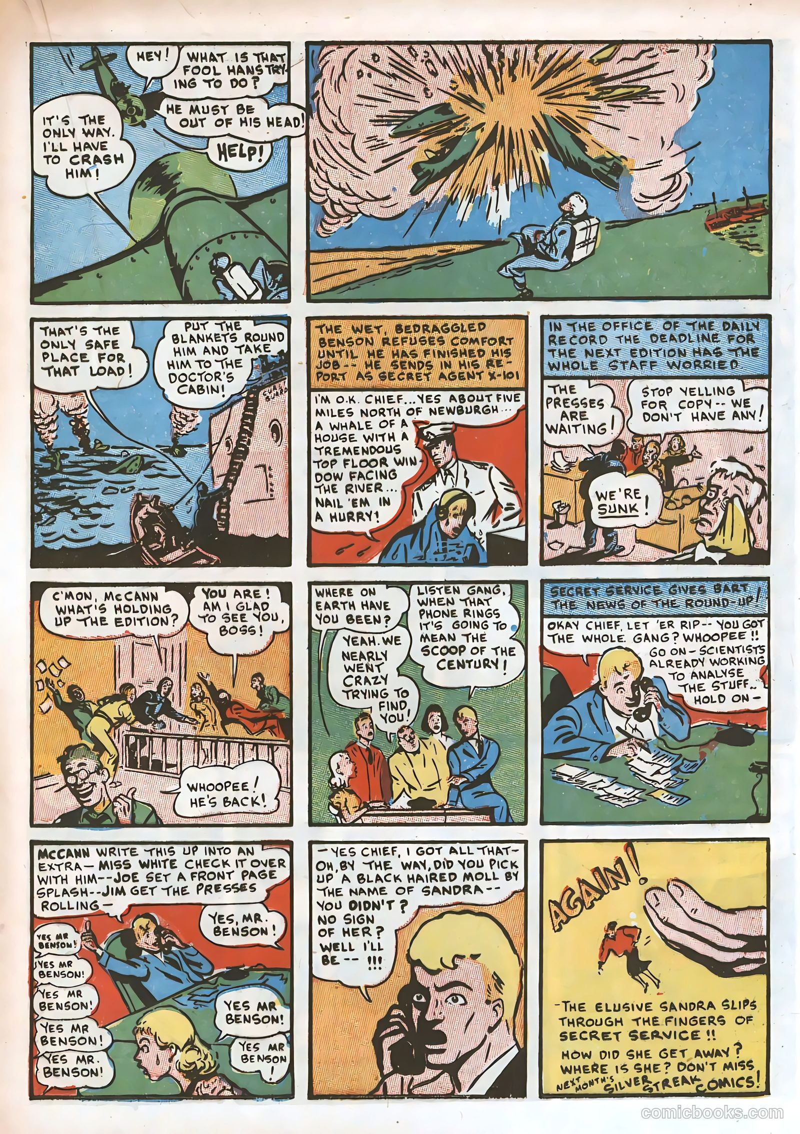 Silver Streak Comics #9 (1941) — page 38 of 66