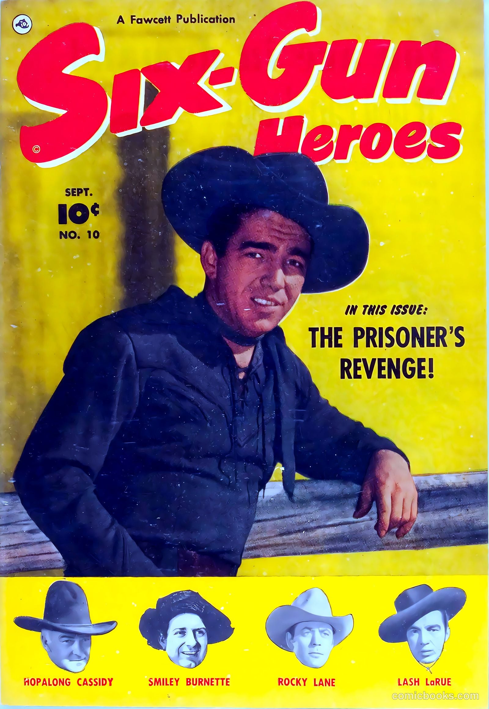 Six-Gun Heroes #10 cover