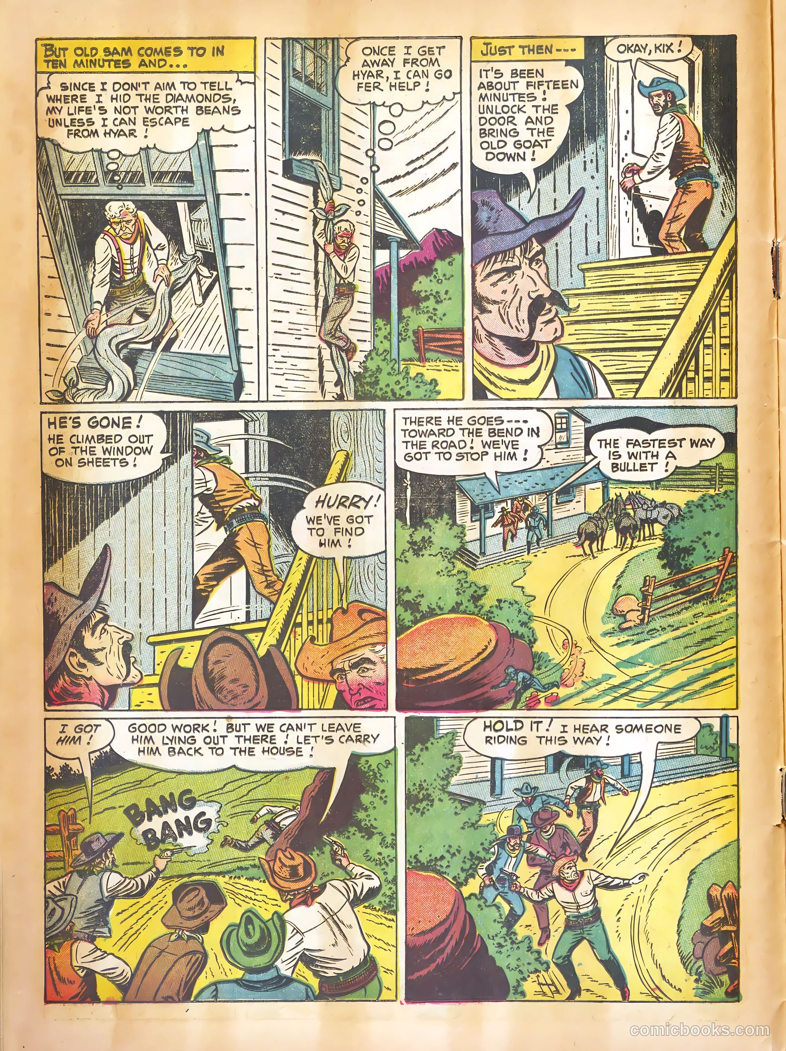 Six-Gun Heroes #11 (1951) — page 10 of 36