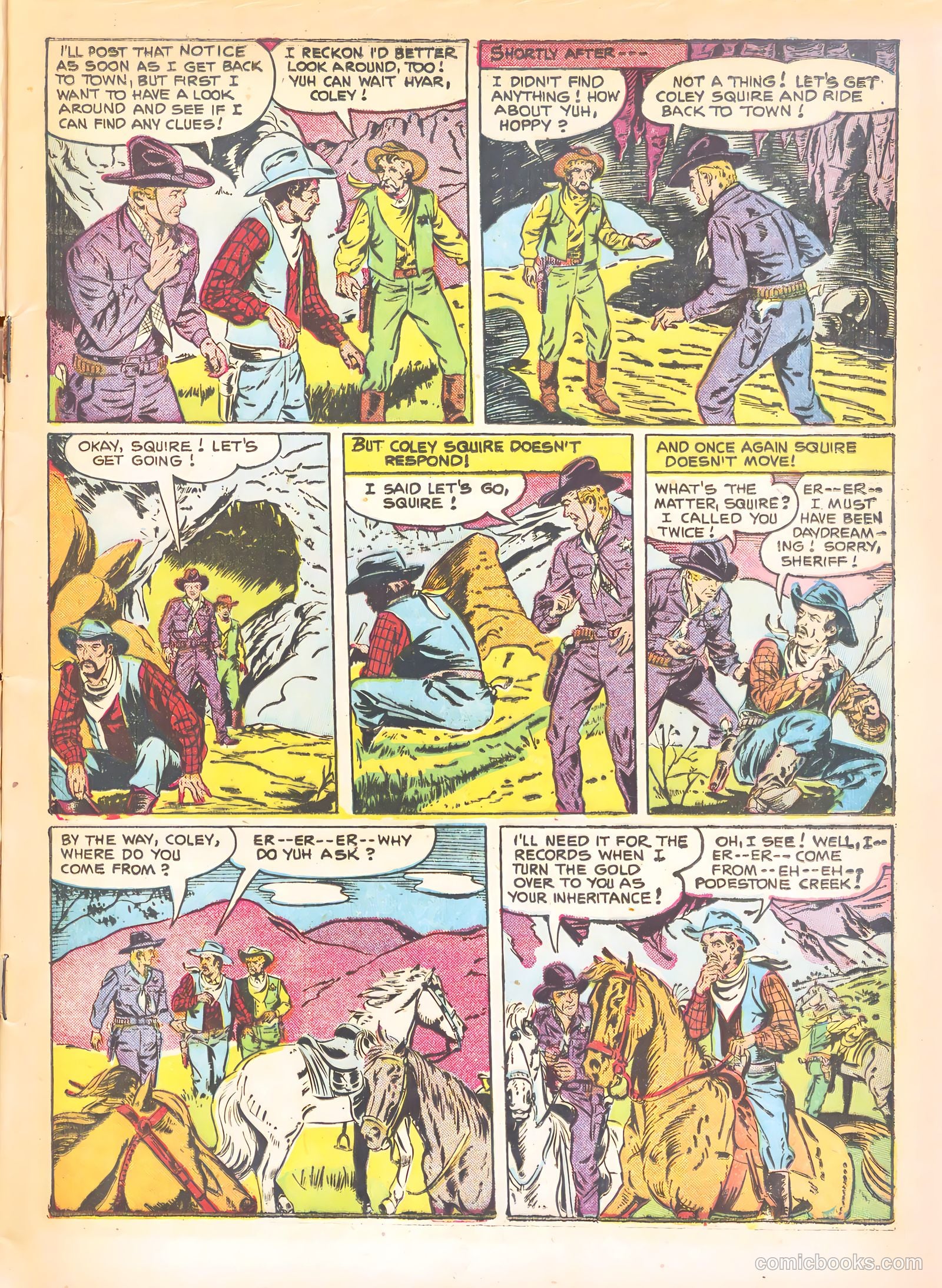 Six-Gun Heroes #11 (1949) — page 5 of 36