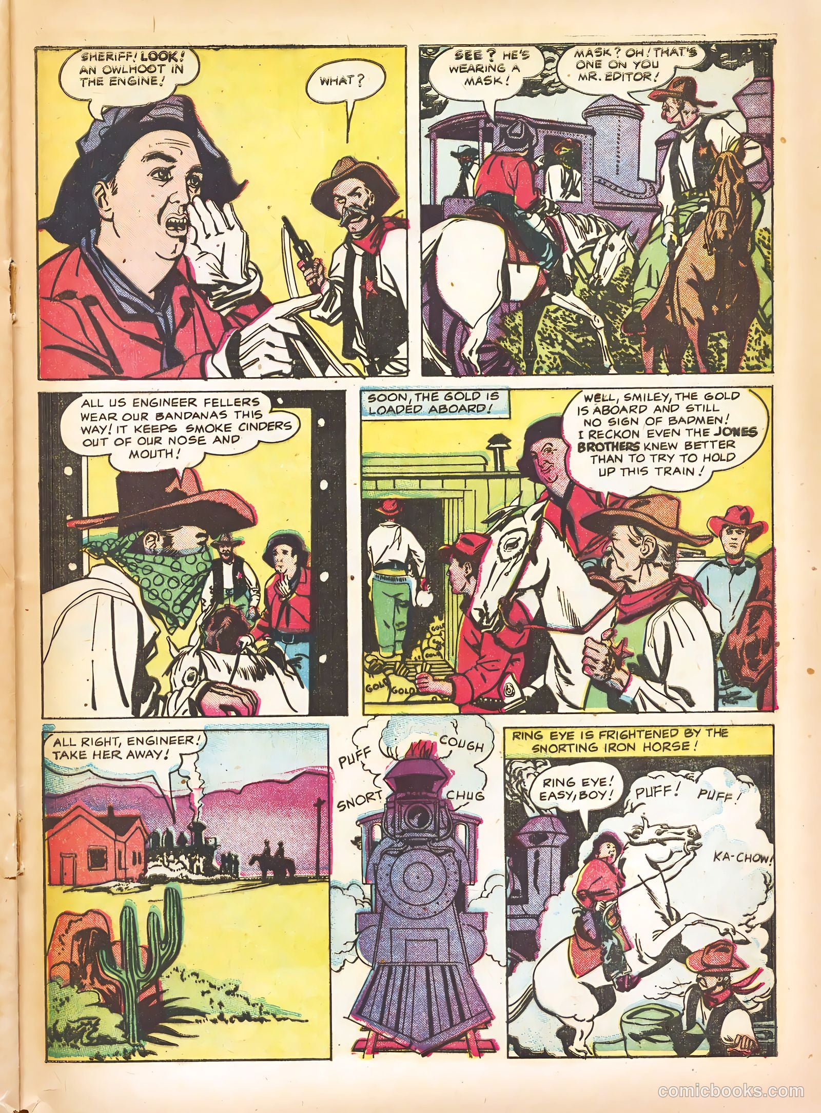 Six-Gun Heroes #11 (1949) — page 21 of 36