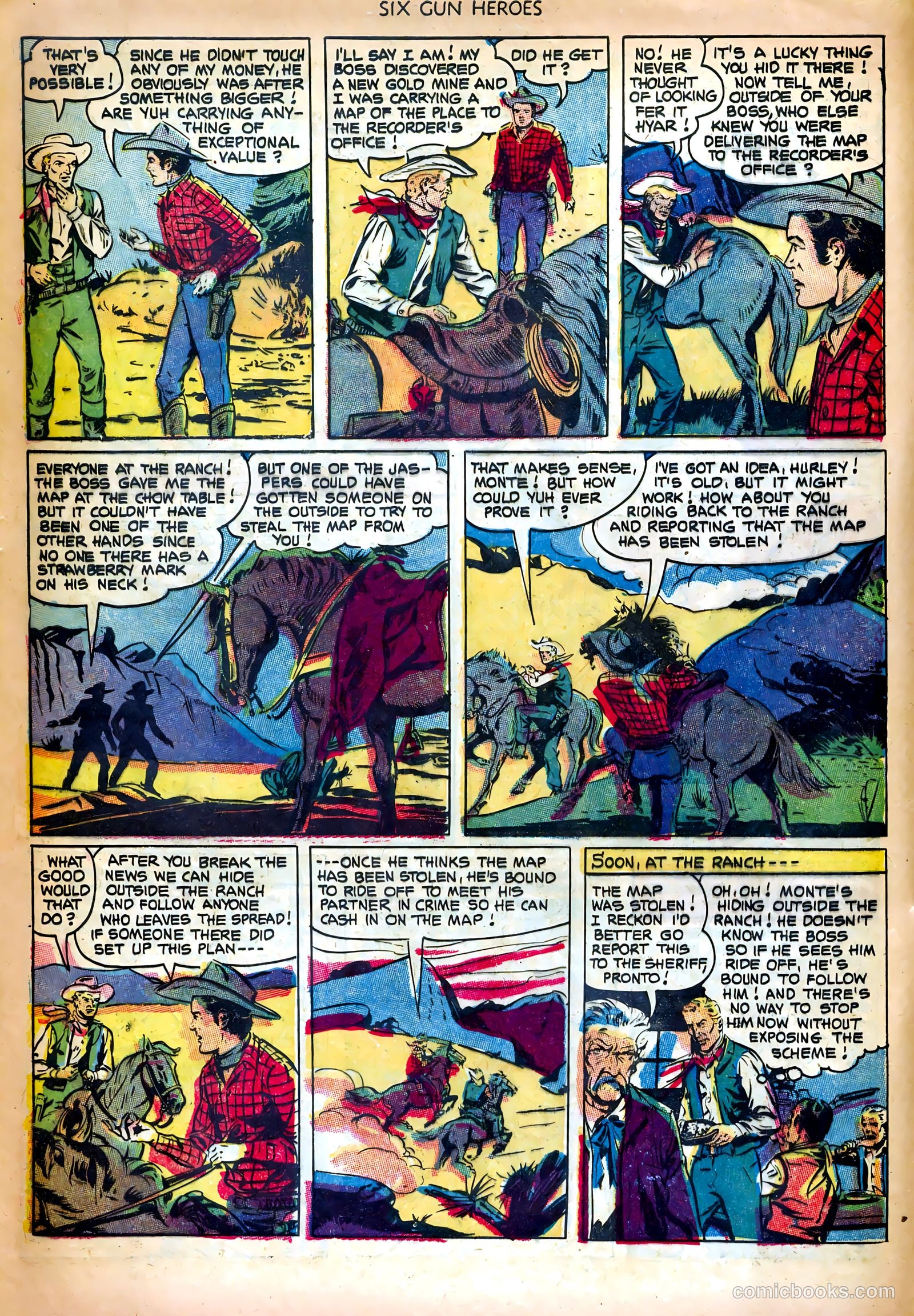 Six-Gun Heroes #18 (1953) — page 12 of 36