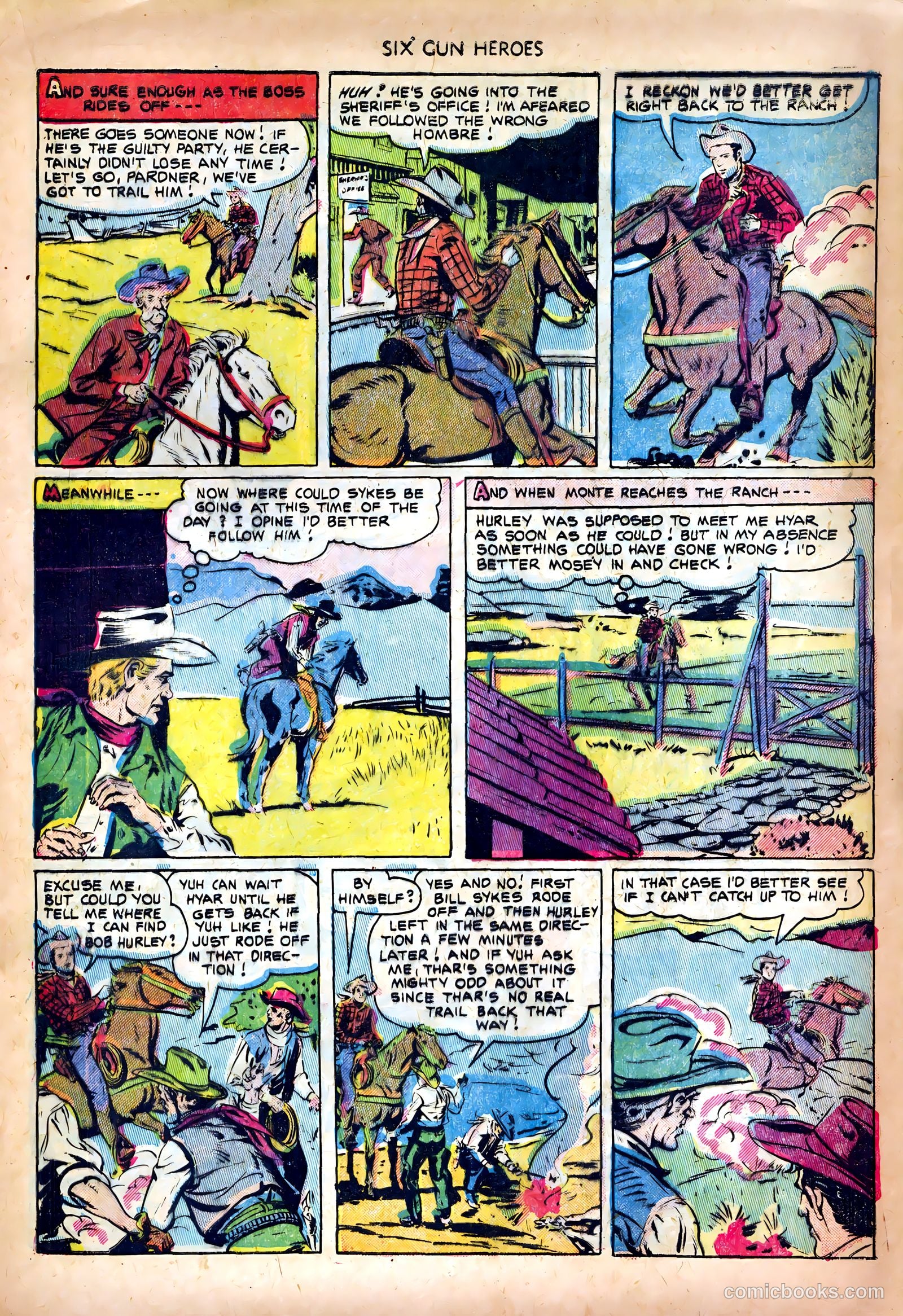 Six-Gun Heroes #18 (1953) — page 13 of 36