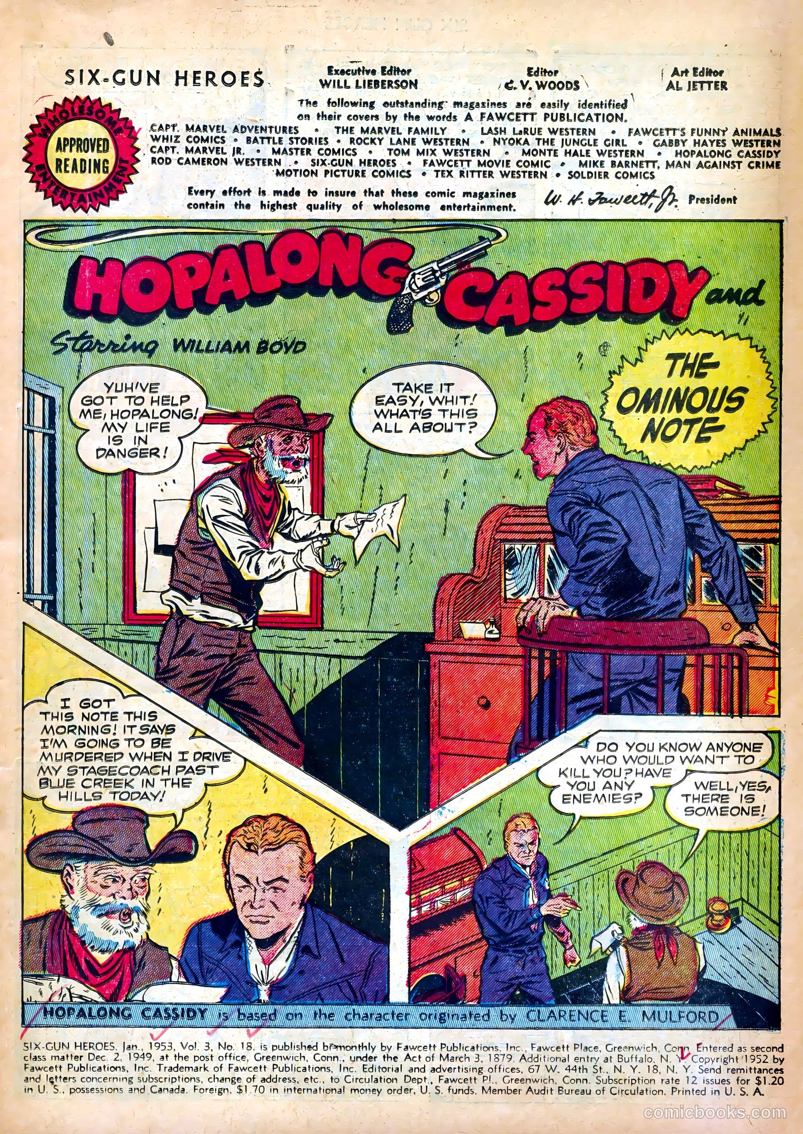 Six-Gun Heroes #18 (1951) — page 3 of 36
