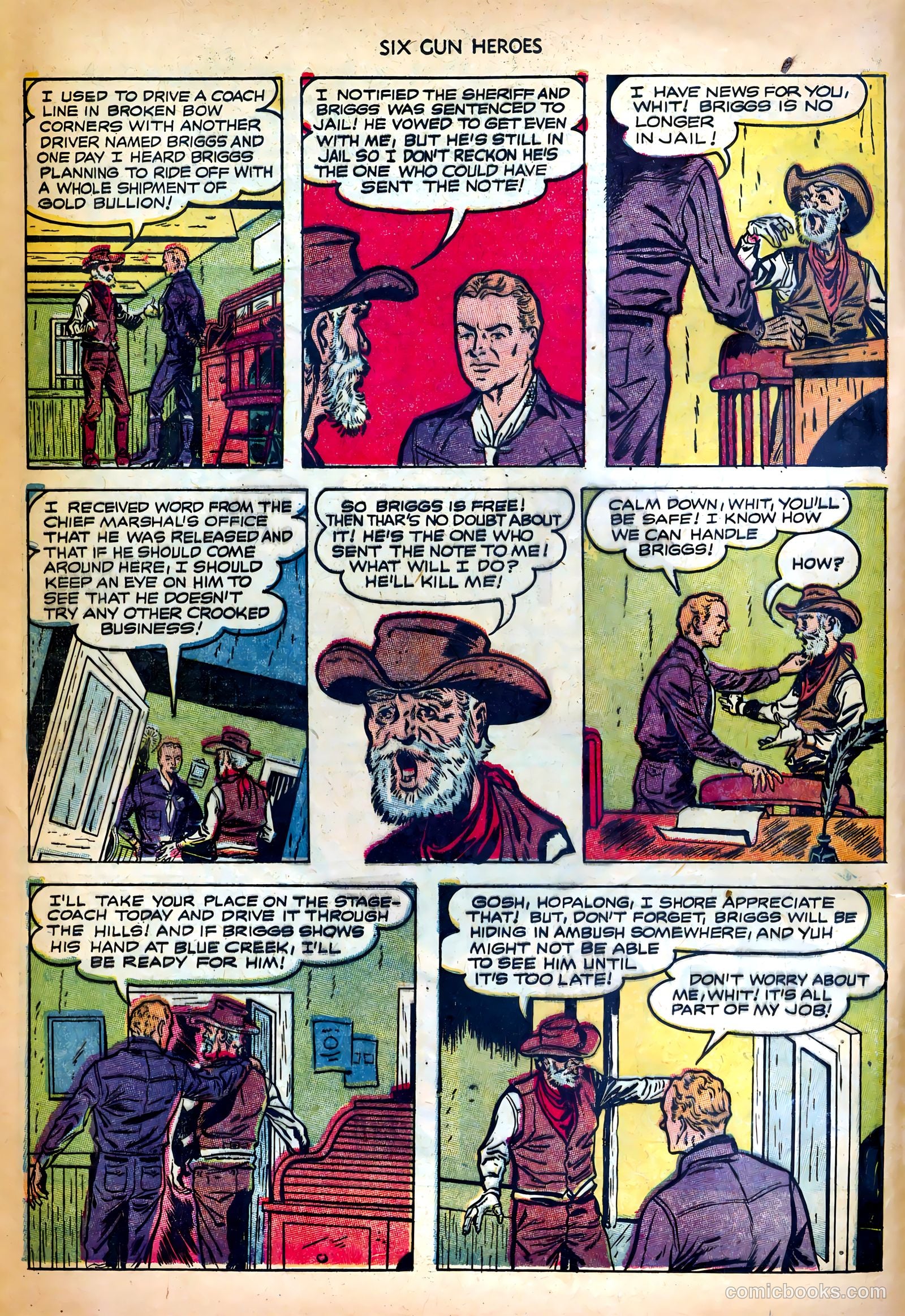 Six-Gun Heroes #18 (1951) — page 4 of 36