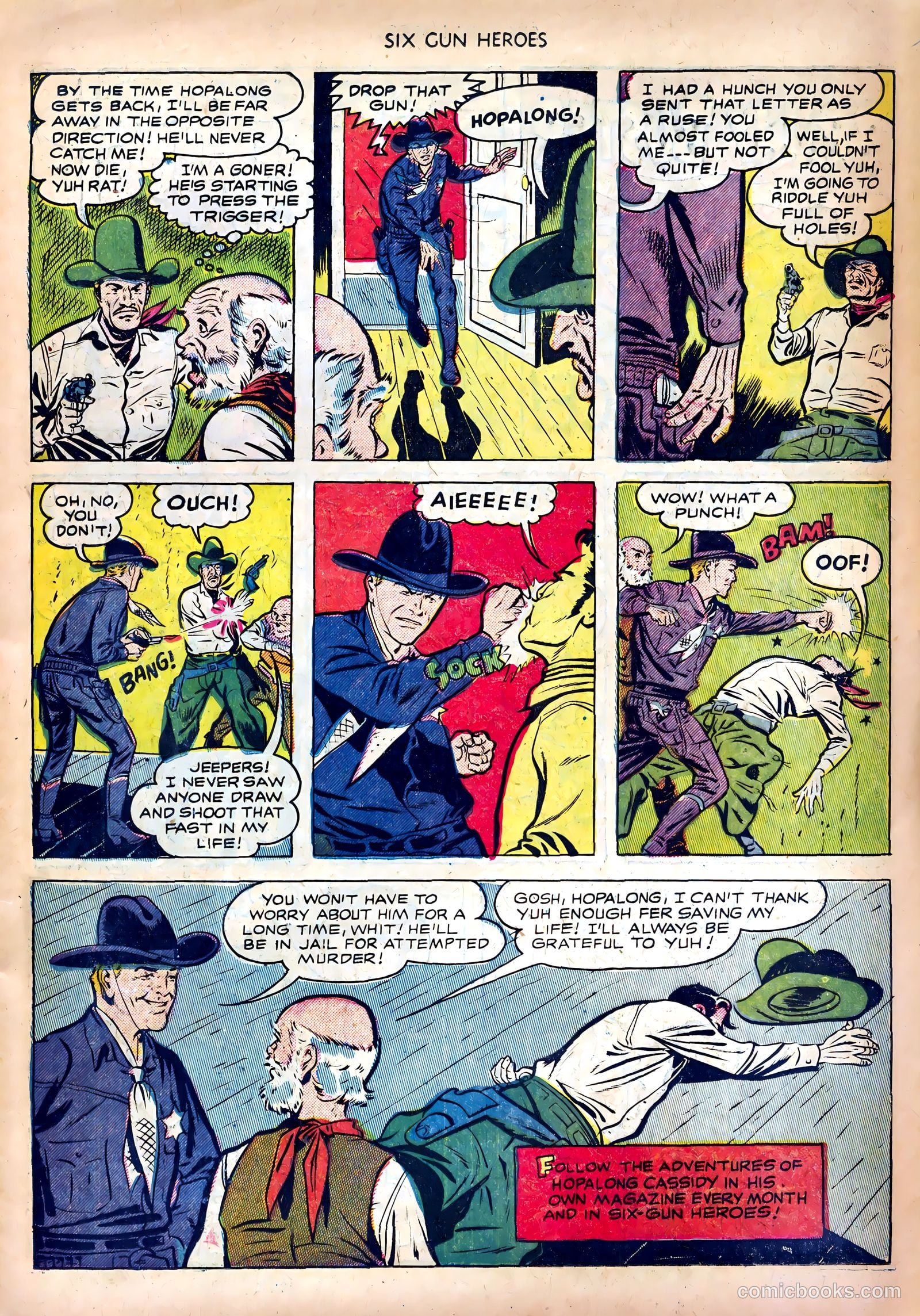 Six-Gun Heroes #18 (1951) — page 7 of 36