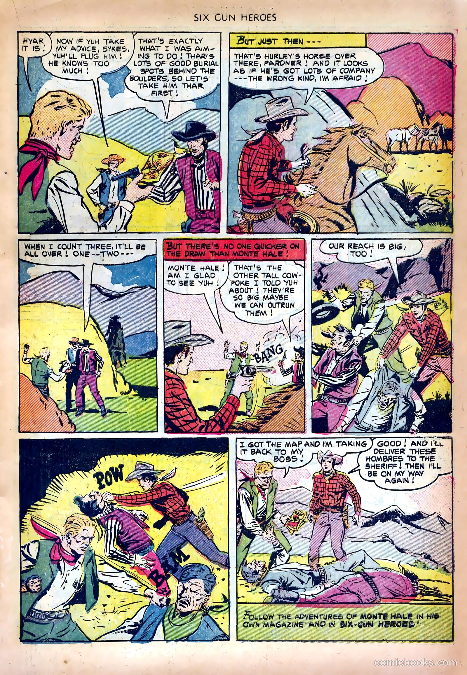 Six-Gun Heroes #18 (1951) — page 15 of 36