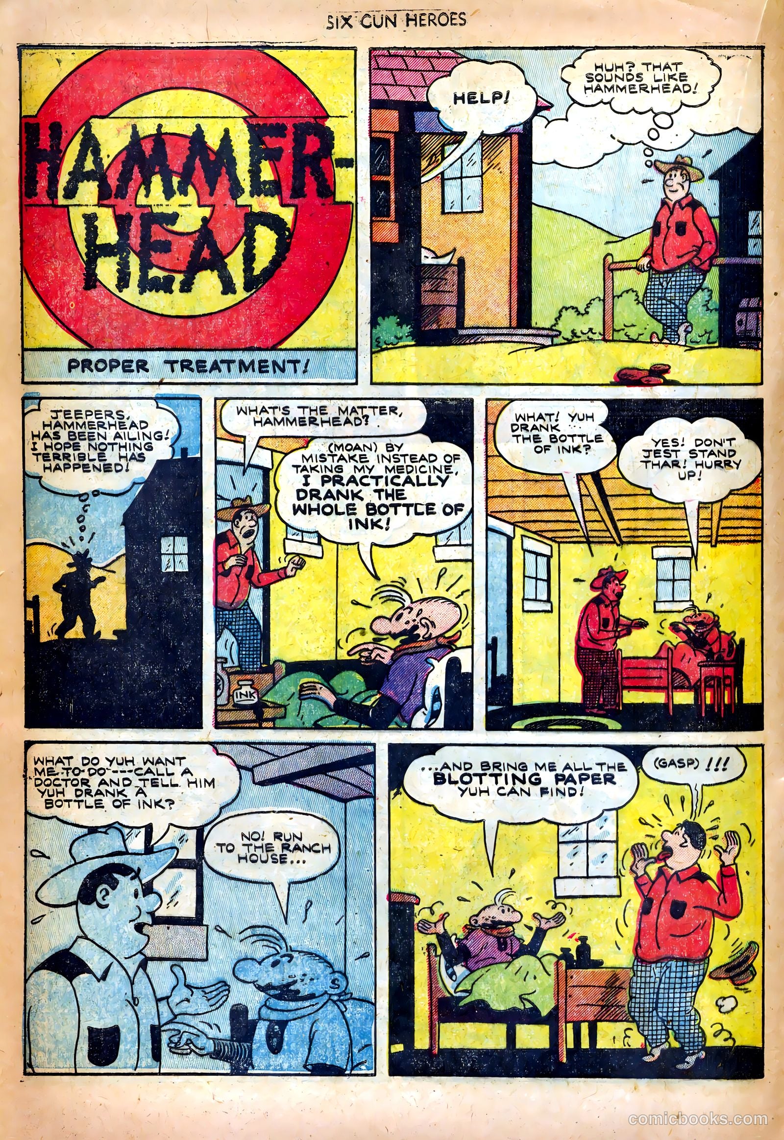 Six-Gun Heroes #18 (1951) — page 16 of 36