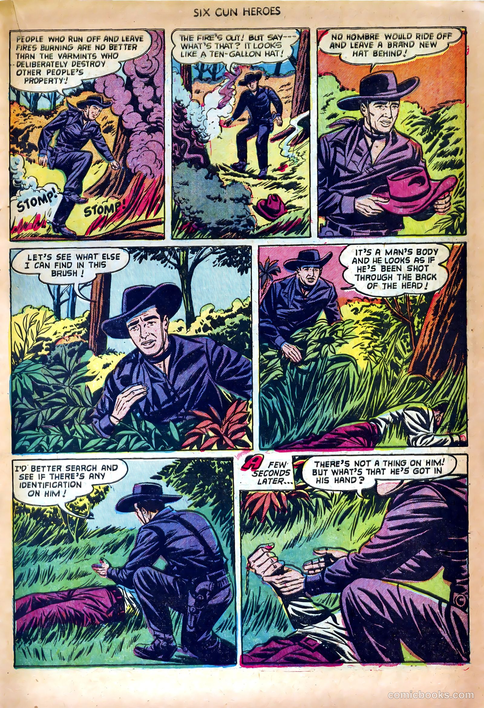 Six-Gun Heroes #18 (1951) — page 19 of 36