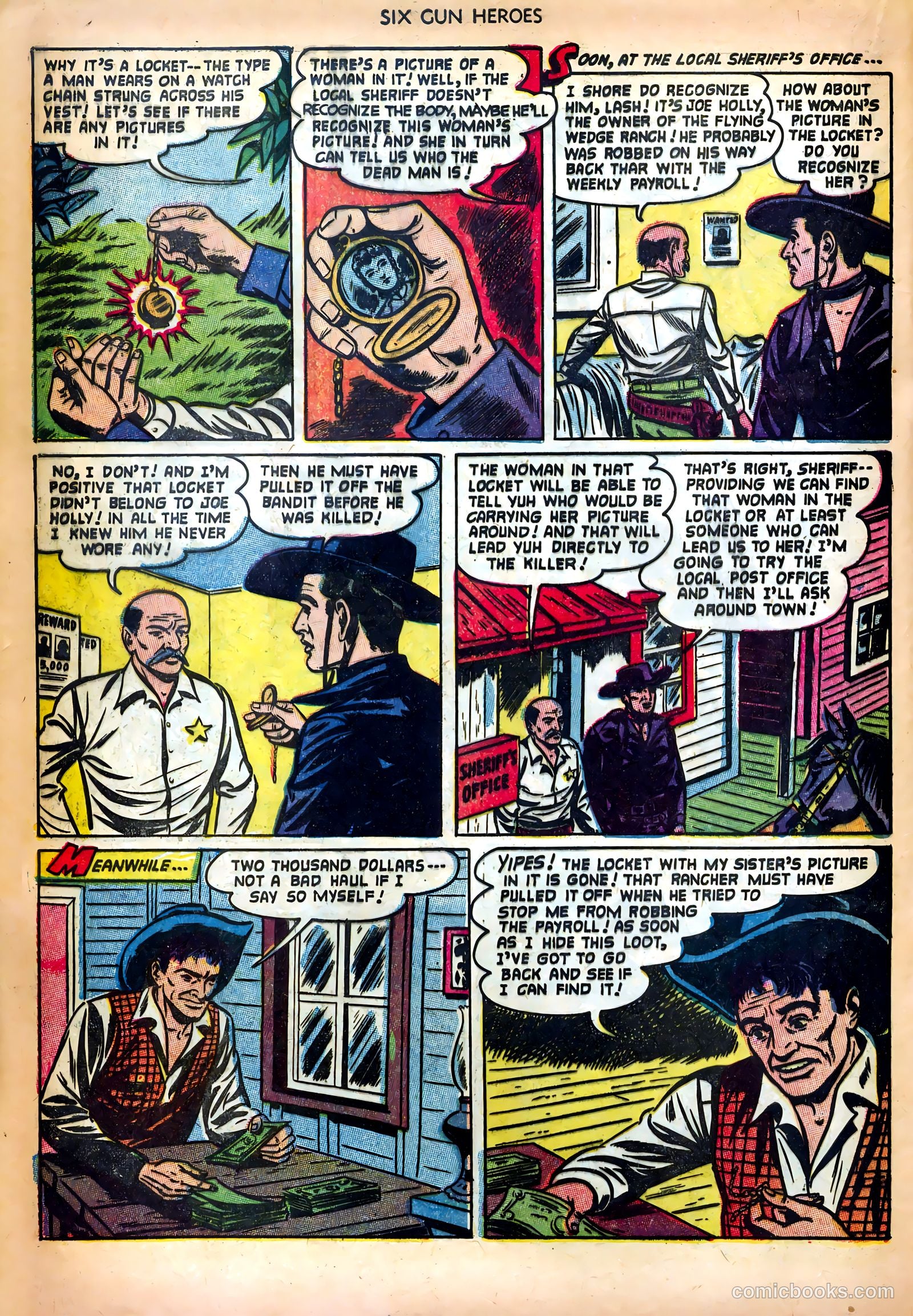 Six-Gun Heroes #18 (1951) — page 20 of 36