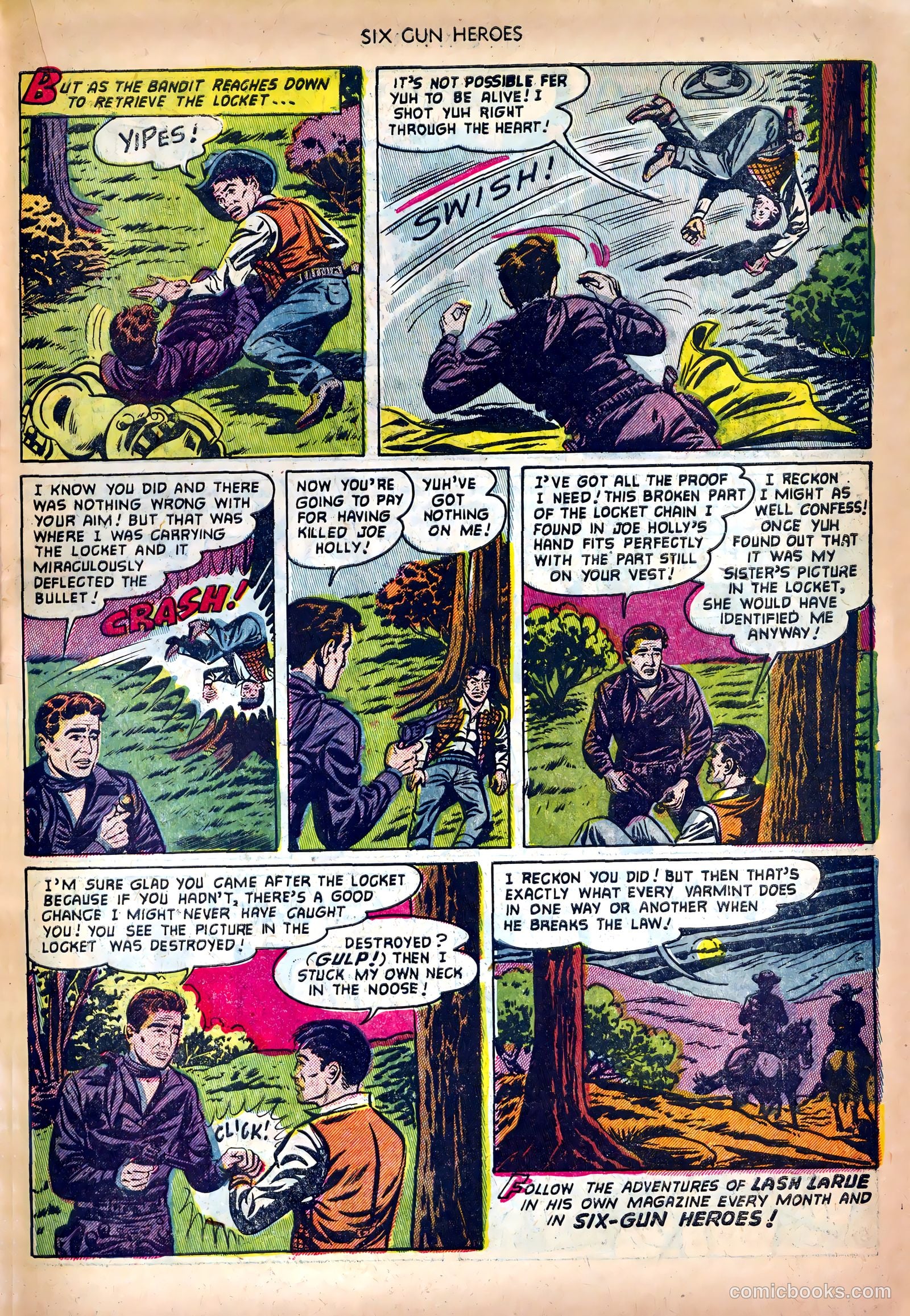 Six-Gun Heroes #18 (1951) — page 23 of 36