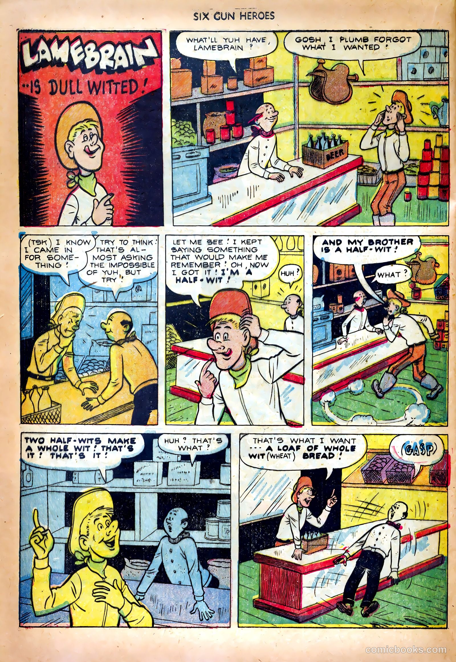 Six-Gun Heroes #18 (1951) — page 24 of 36