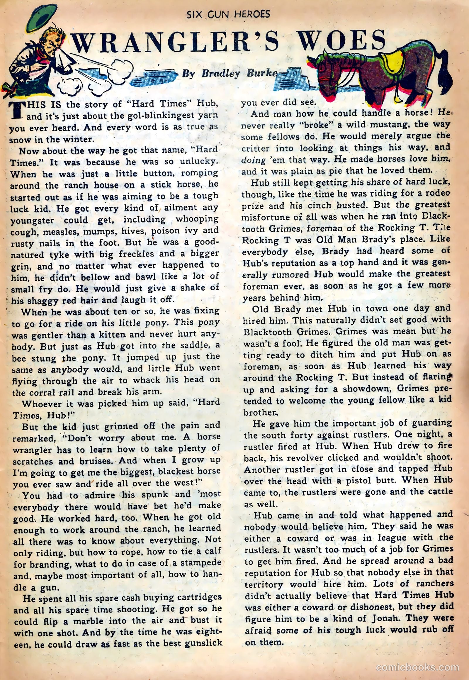 Six-Gun Heroes #18 (1951) — page 25 of 36