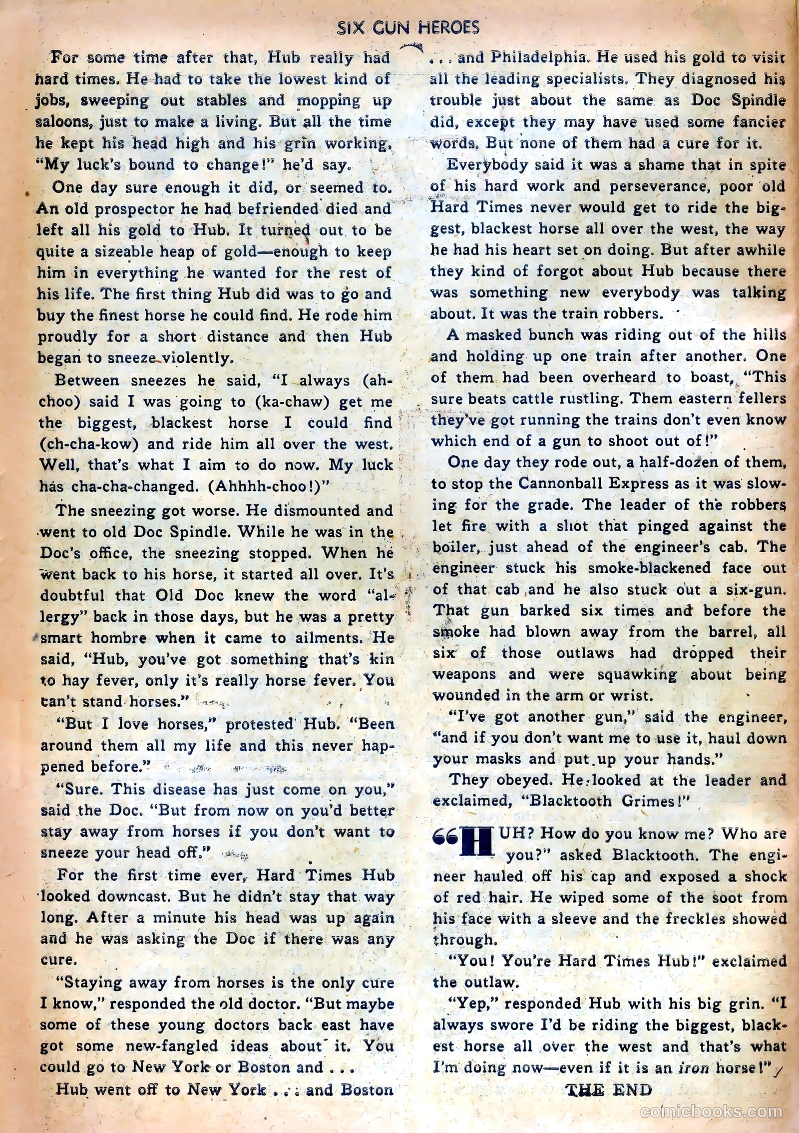 Six-Gun Heroes #18 (1951) — page 26 of 36