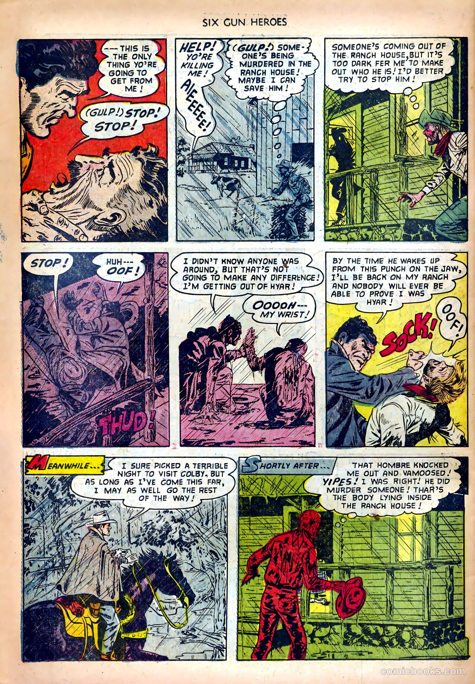 Six-Gun Heroes #18 (1951) — page 30 of 36