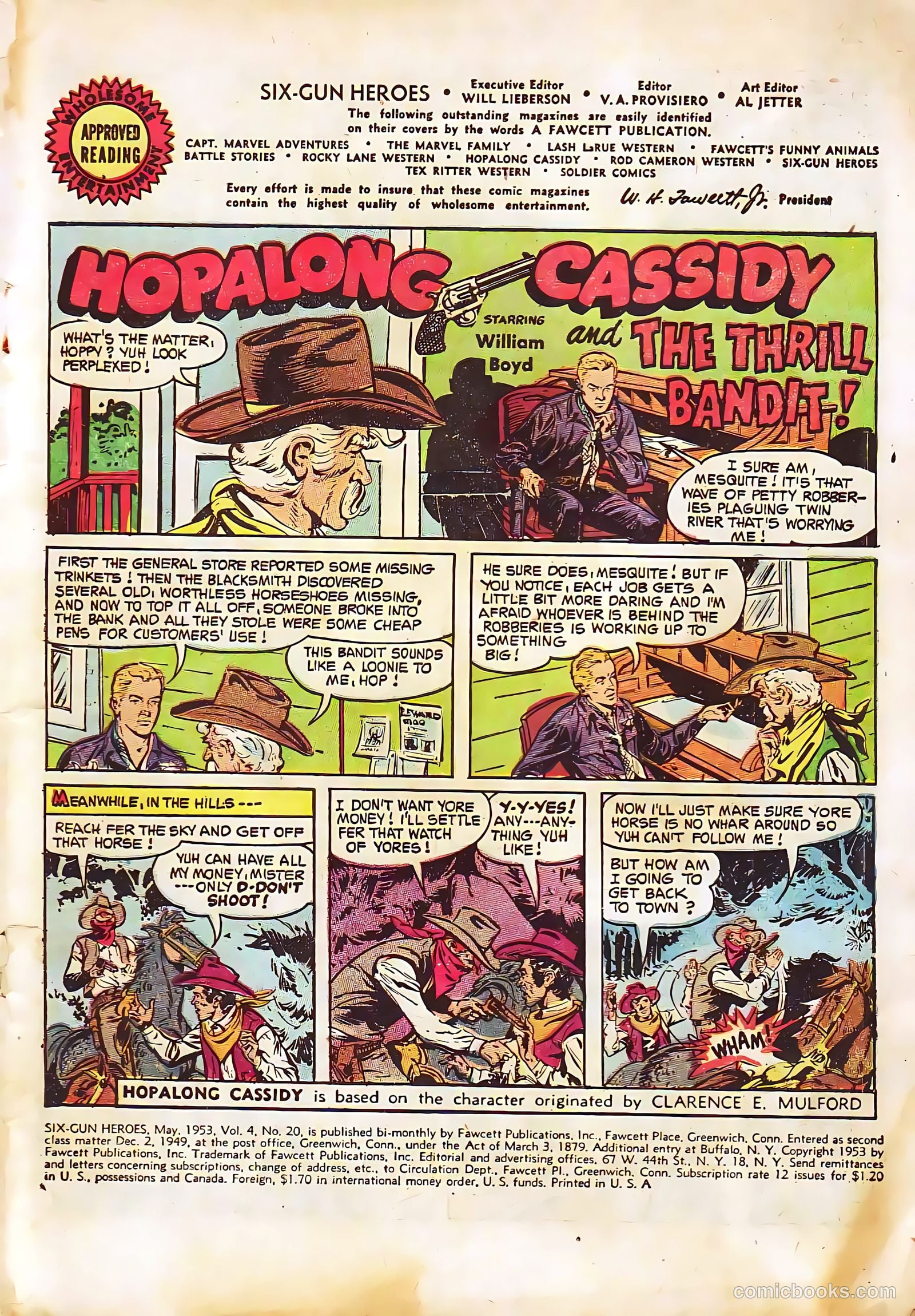 Six-Gun Heroes #20 (1953) — page 3 of 34