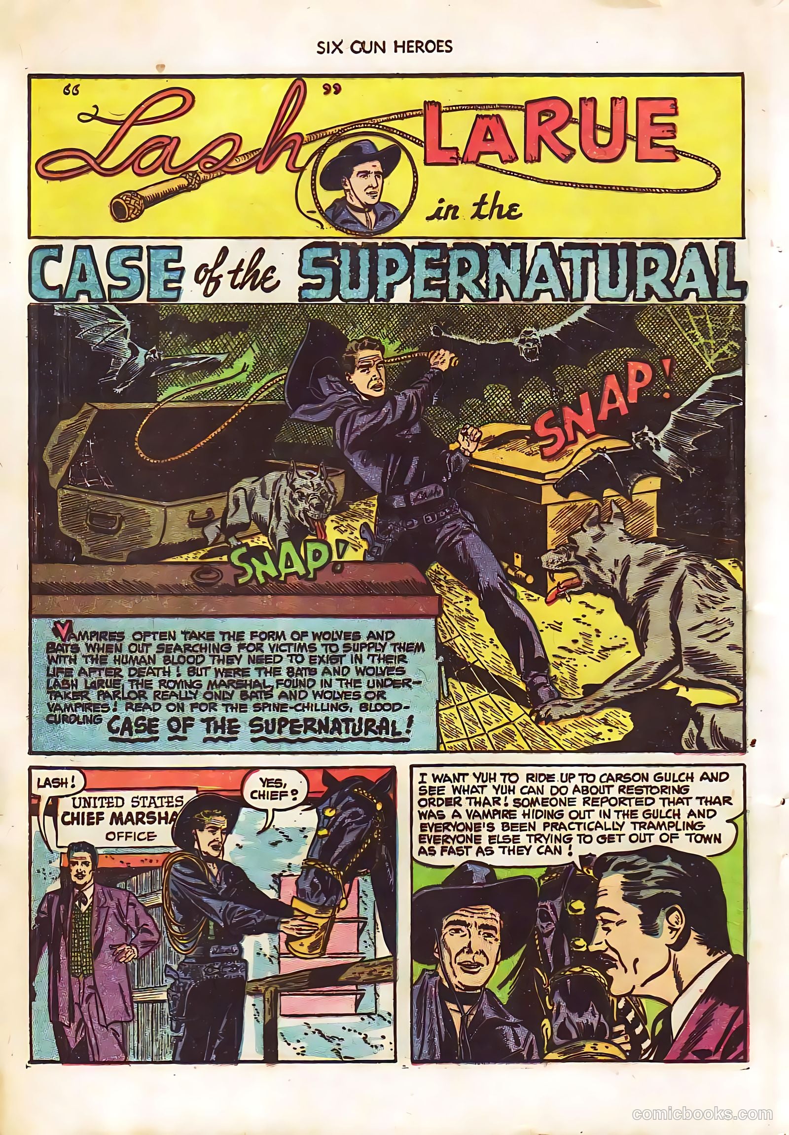 Six-Gun Heroes #20 (1953) — page 8 of 34