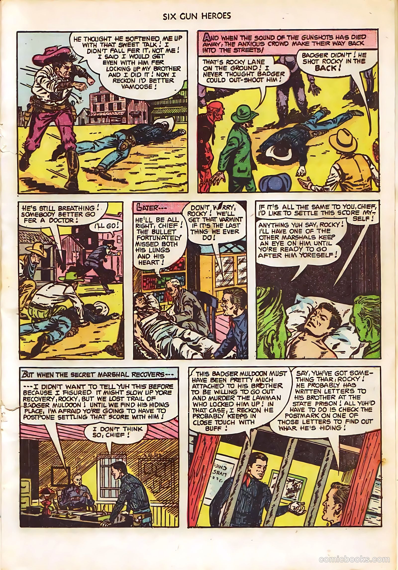 Six-Gun Heroes #20 (1953) — page 17 of 34