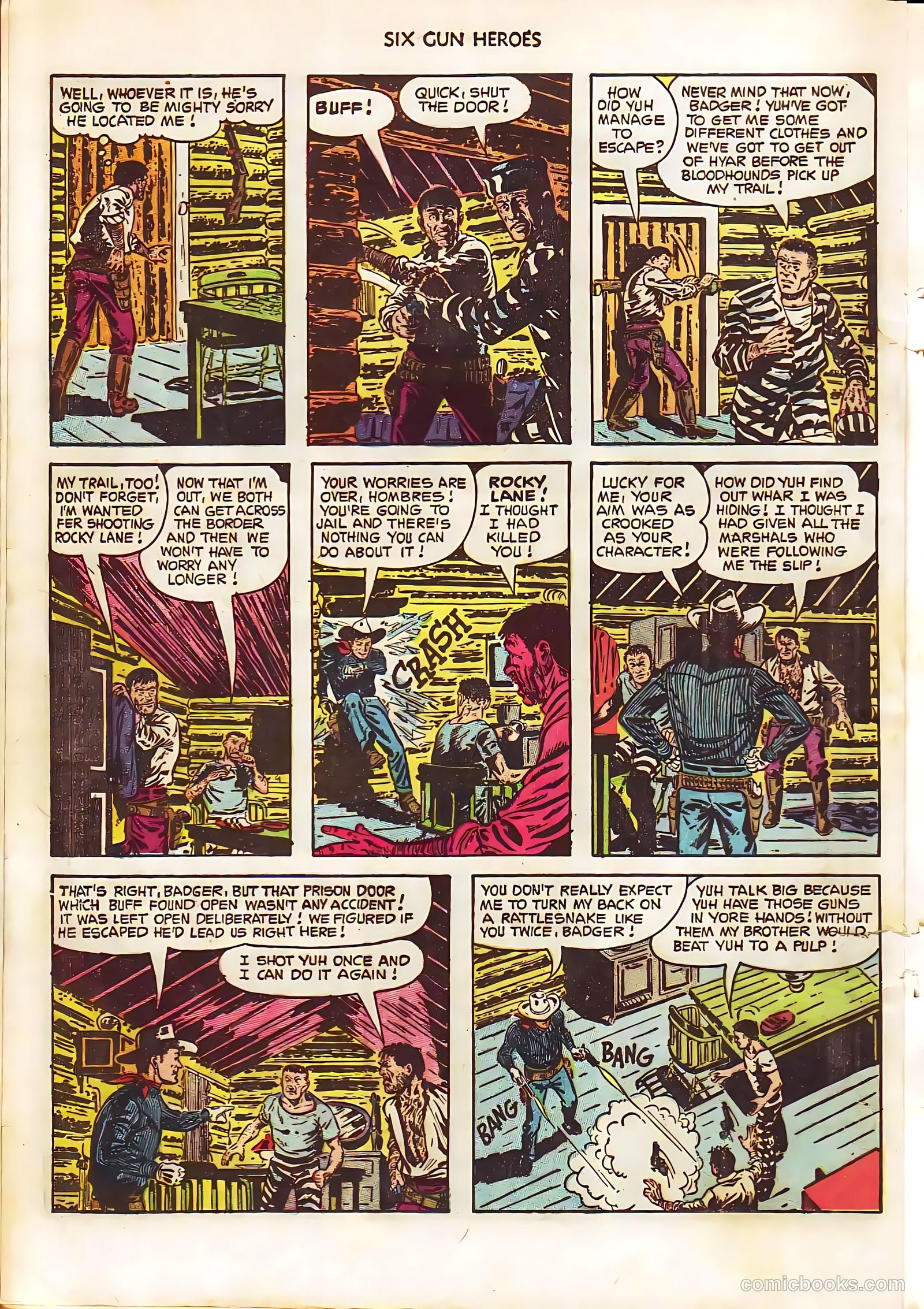 Six-Gun Heroes #20 (1953) — page 20 of 34