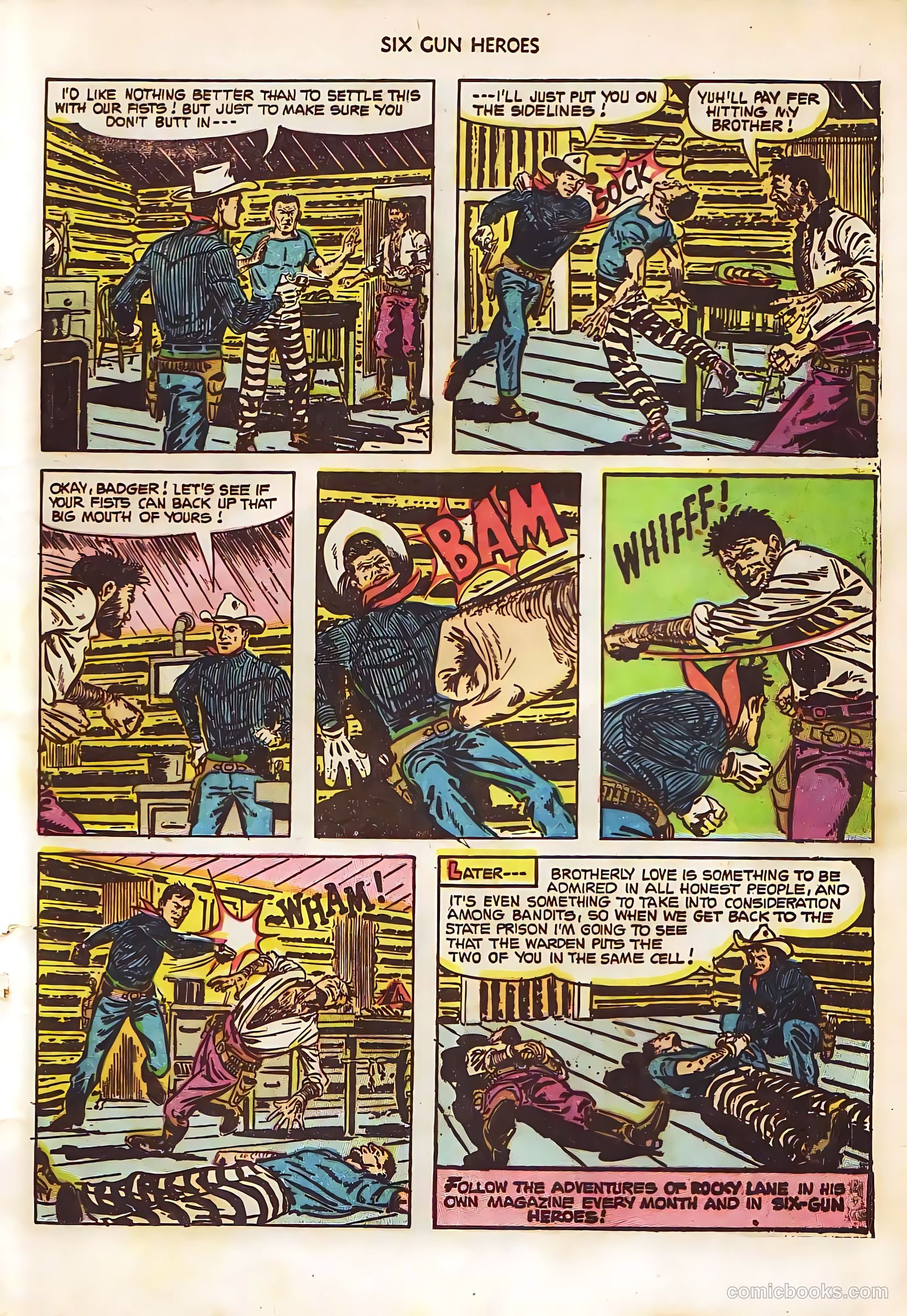 Six-Gun Heroes #20 (1953) — page 21 of 34