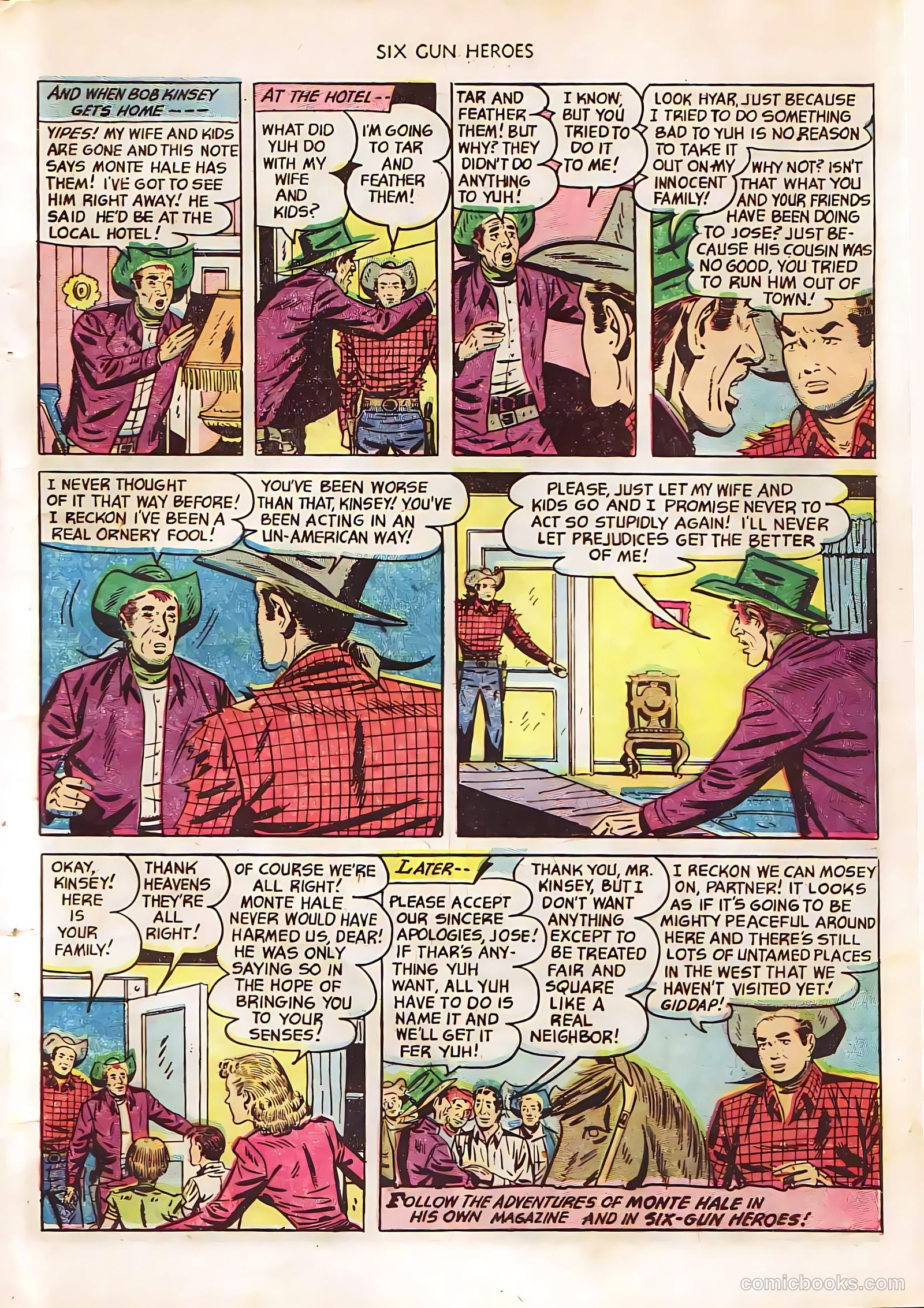 Six-Gun Heroes #20 (1953) — page 27 of 34