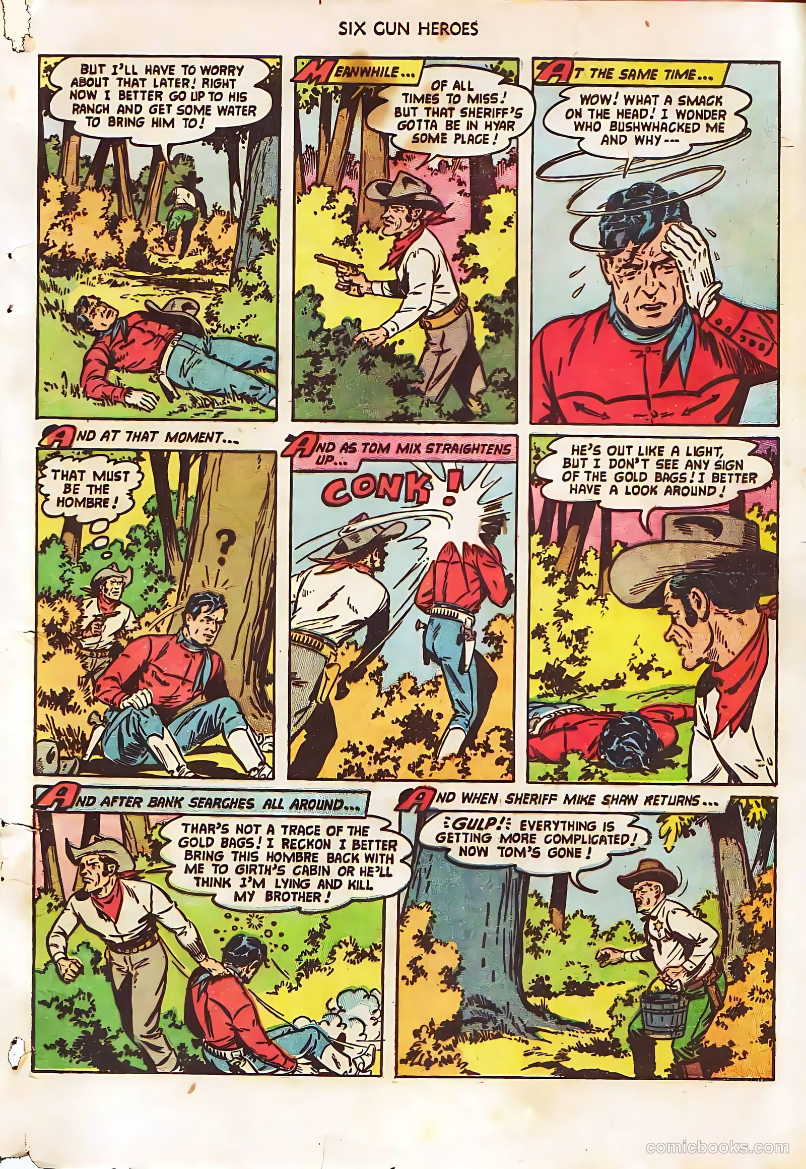 Six-Gun Heroes #20 (1953) — page 33 of 34