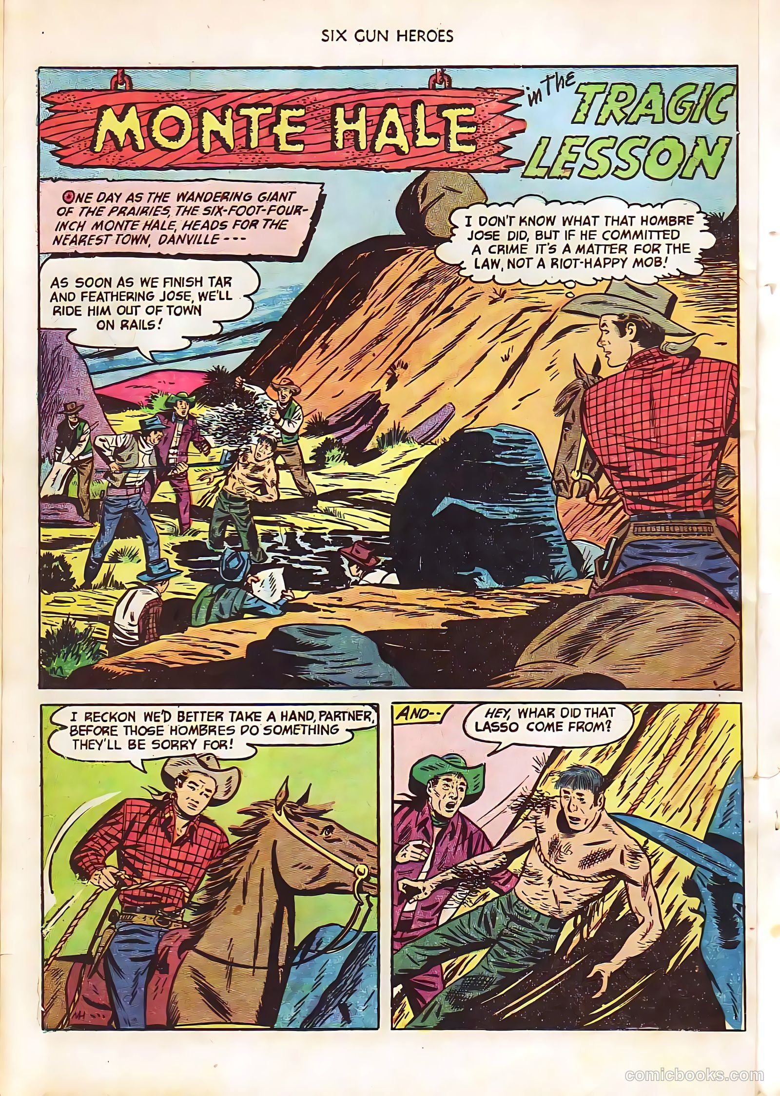 Six-Gun Heroes #20 (1953) — page 22