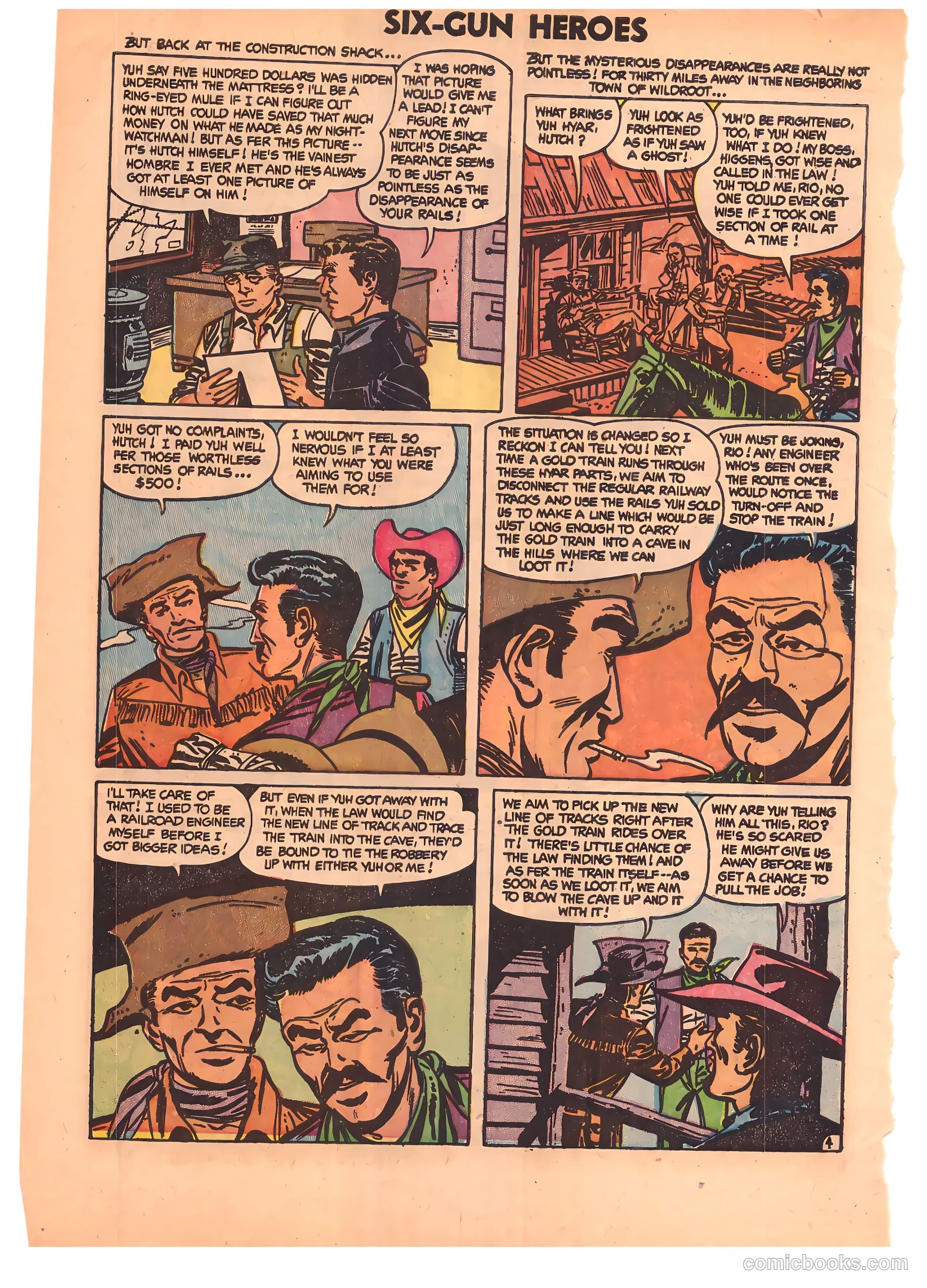 Six-Gun Heroes #26 (1954) — page 5 of 33