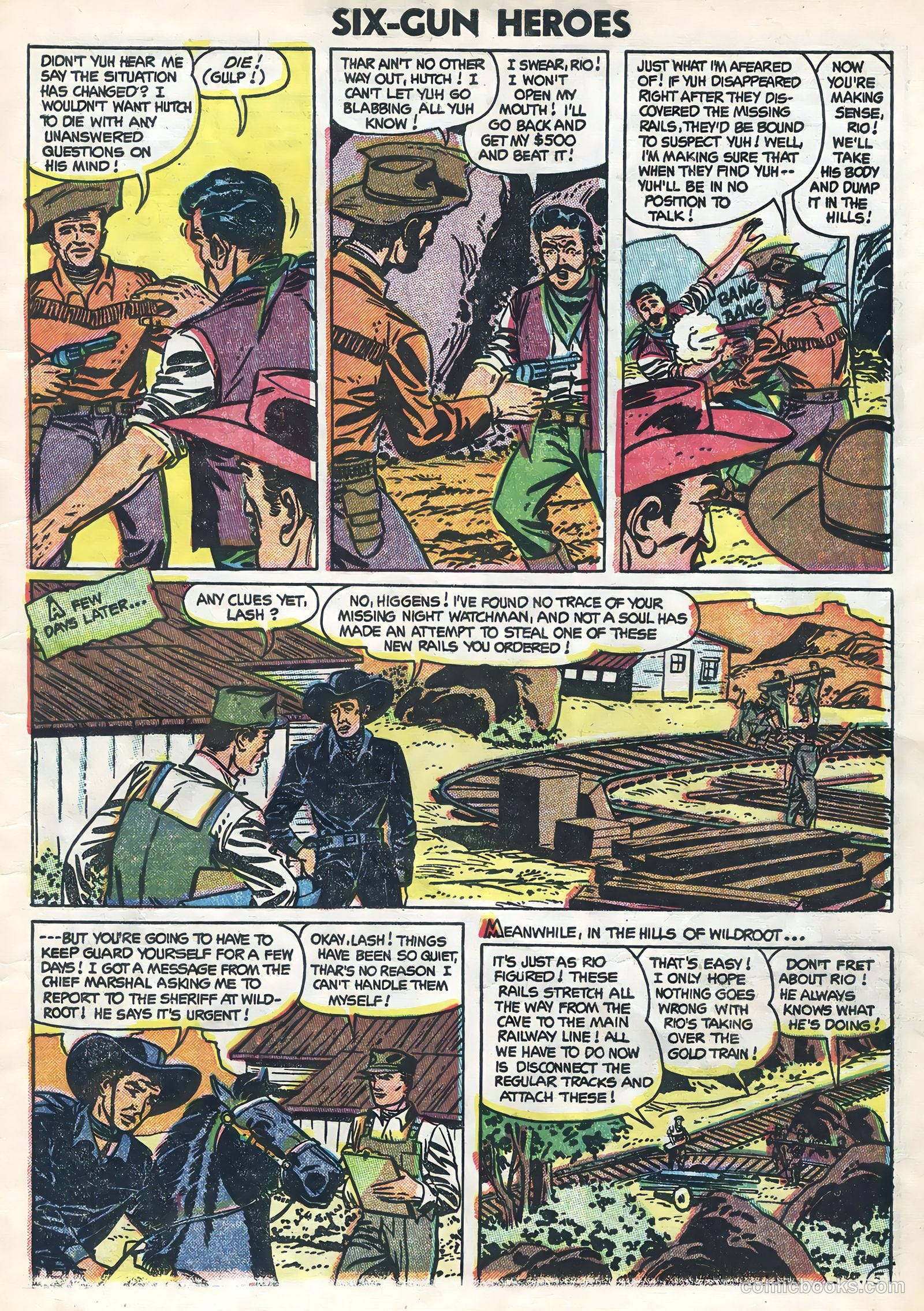 Six-Gun Heroes #26 (1954) — page 7 of 33