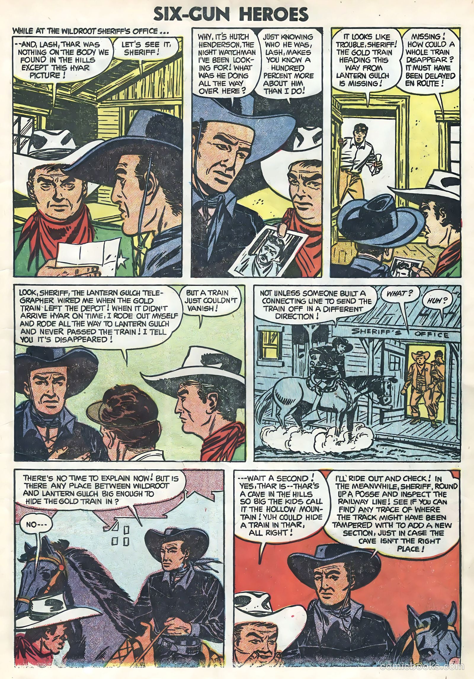Six-Gun Heroes #26 (1954) — page 9 of 33