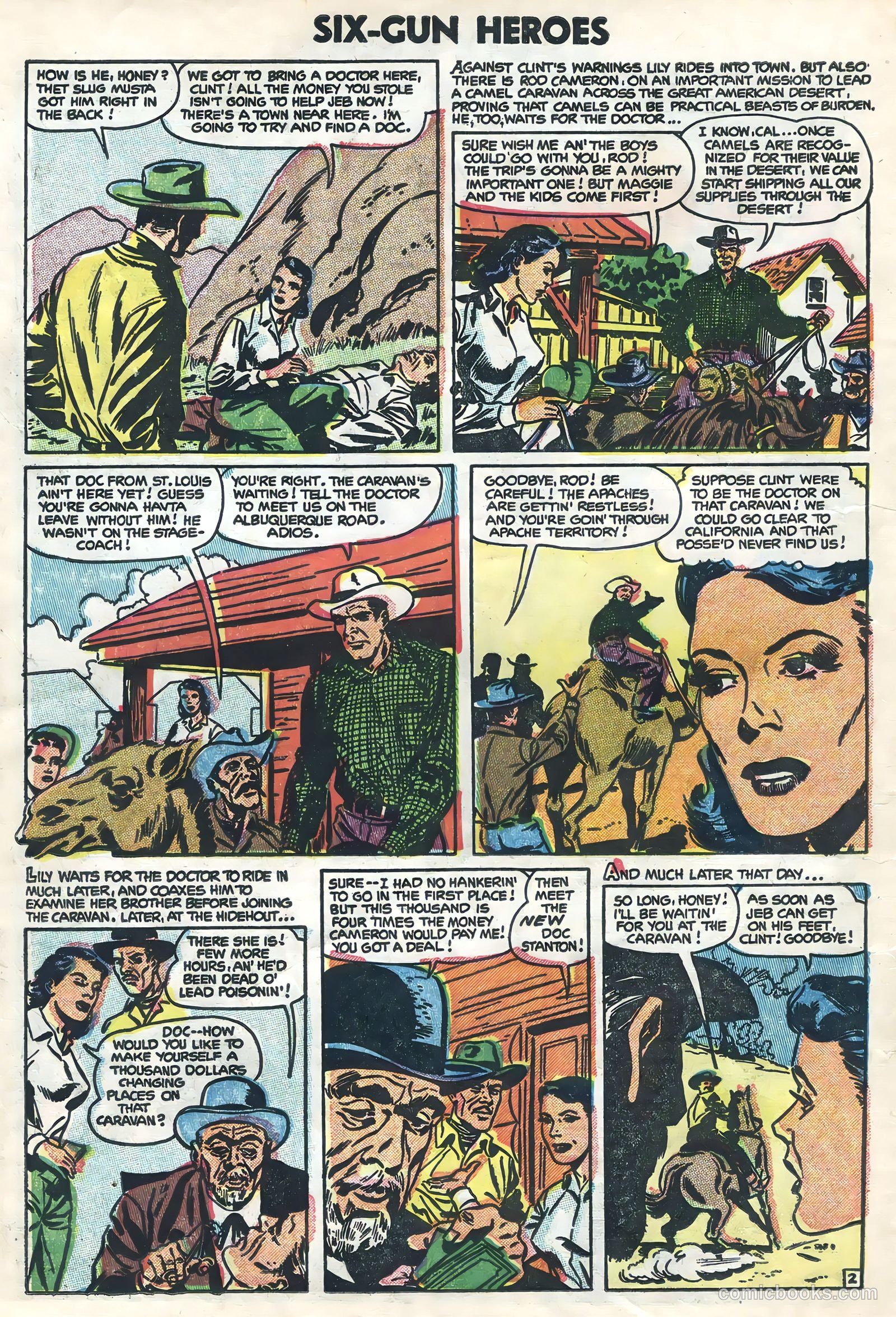 Six-Gun Heroes #26 (1954) — page 14 of 33