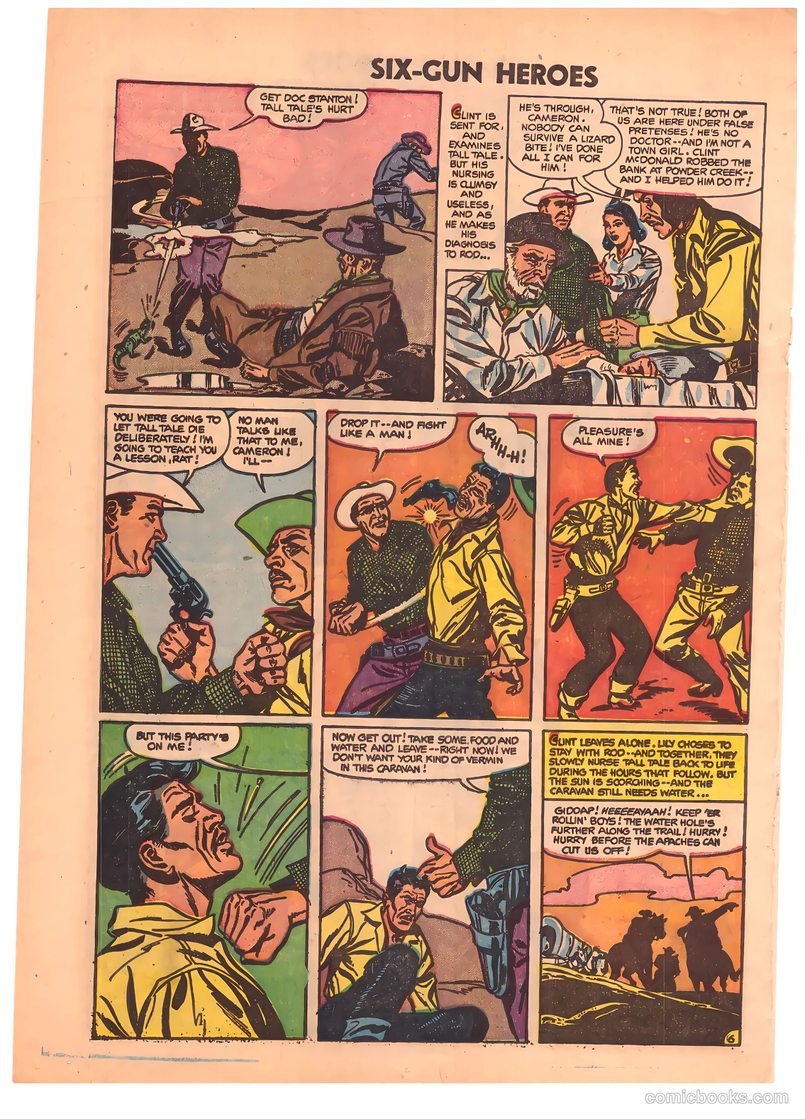 Six-Gun Heroes #26 (1954) — page 17 of 33
