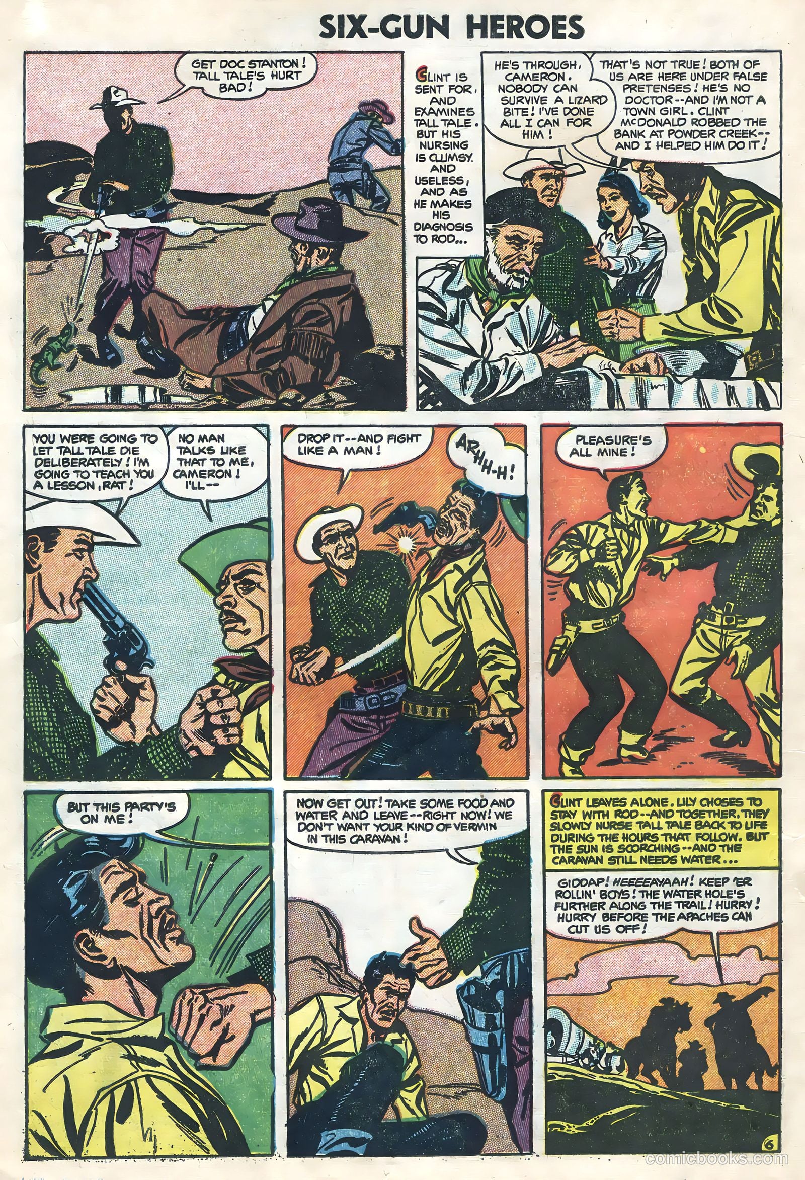 Six-Gun Heroes #26 (1954) — page 18 of 33