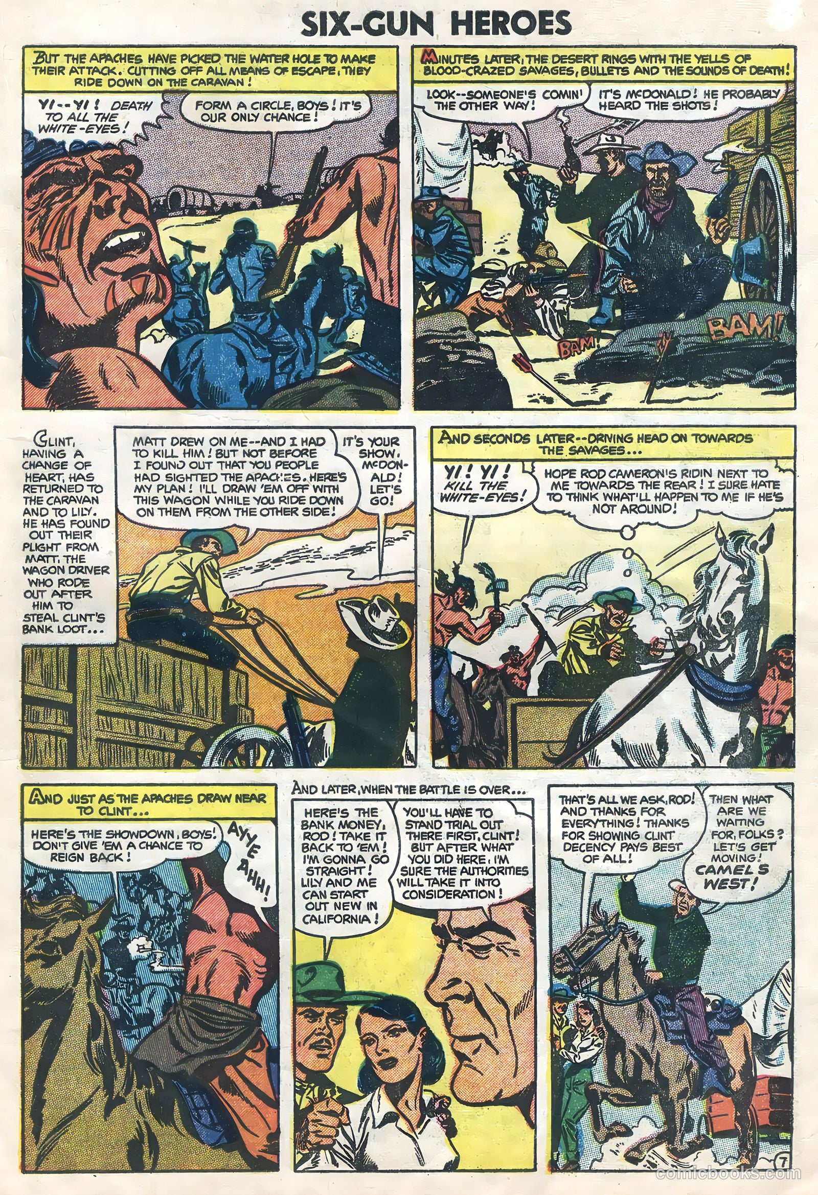 Six-Gun Heroes #26 (1954) — page 19 of 33
