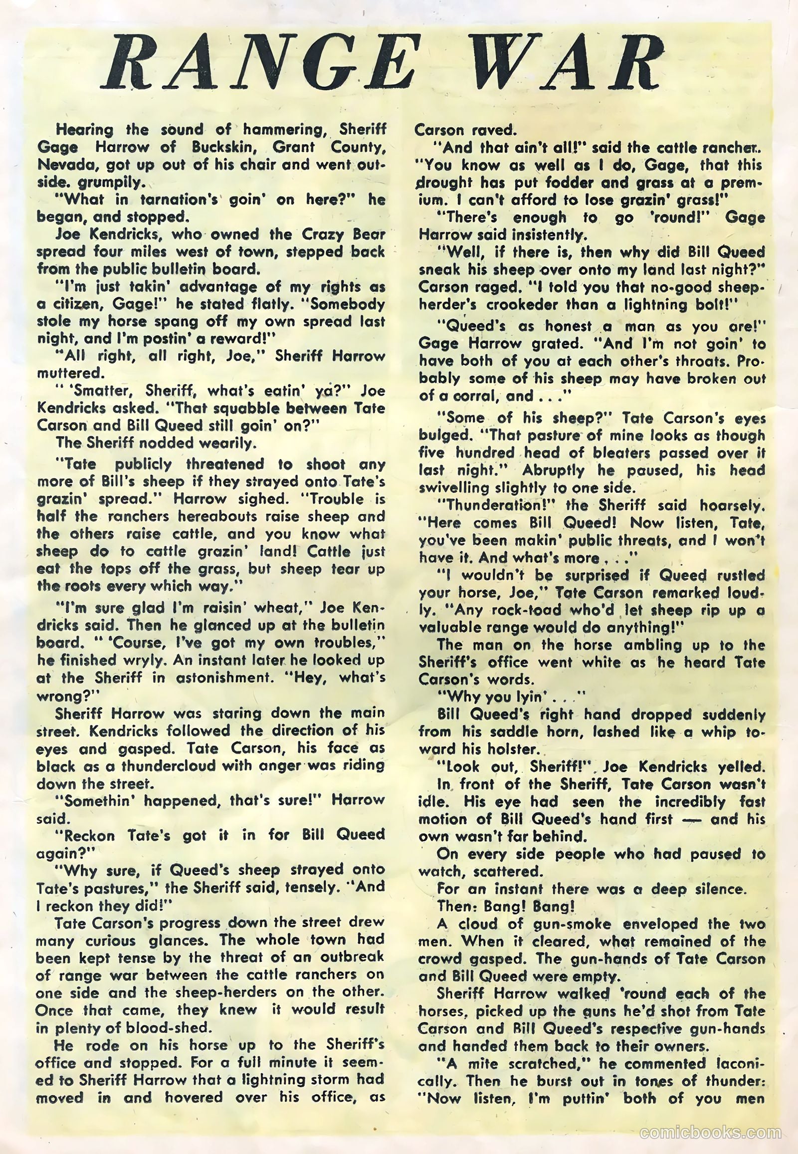 Six-Gun Heroes #26 (1954) — page 20 of 33