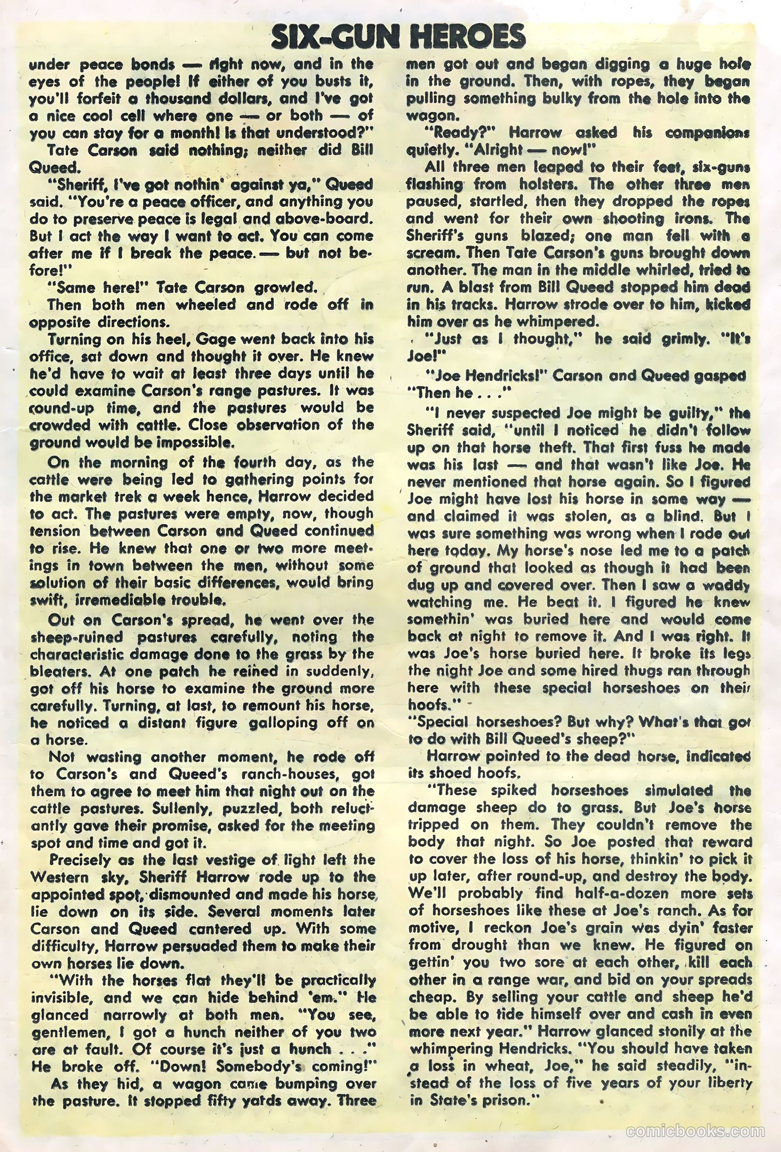 Six-Gun Heroes #26 (1954) — page 21 of 33