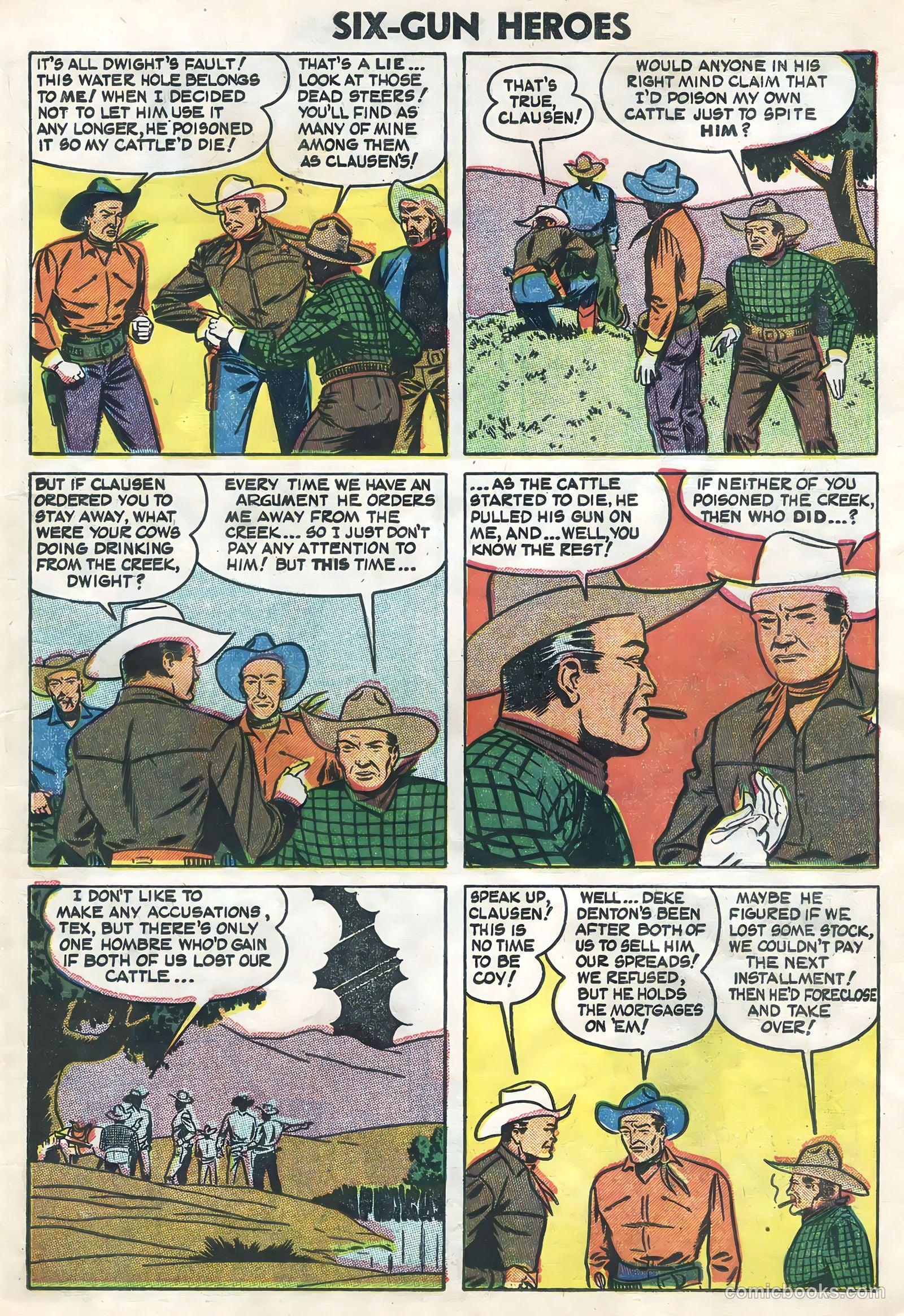 Six-Gun Heroes #26 (1954) — page 23 of 33