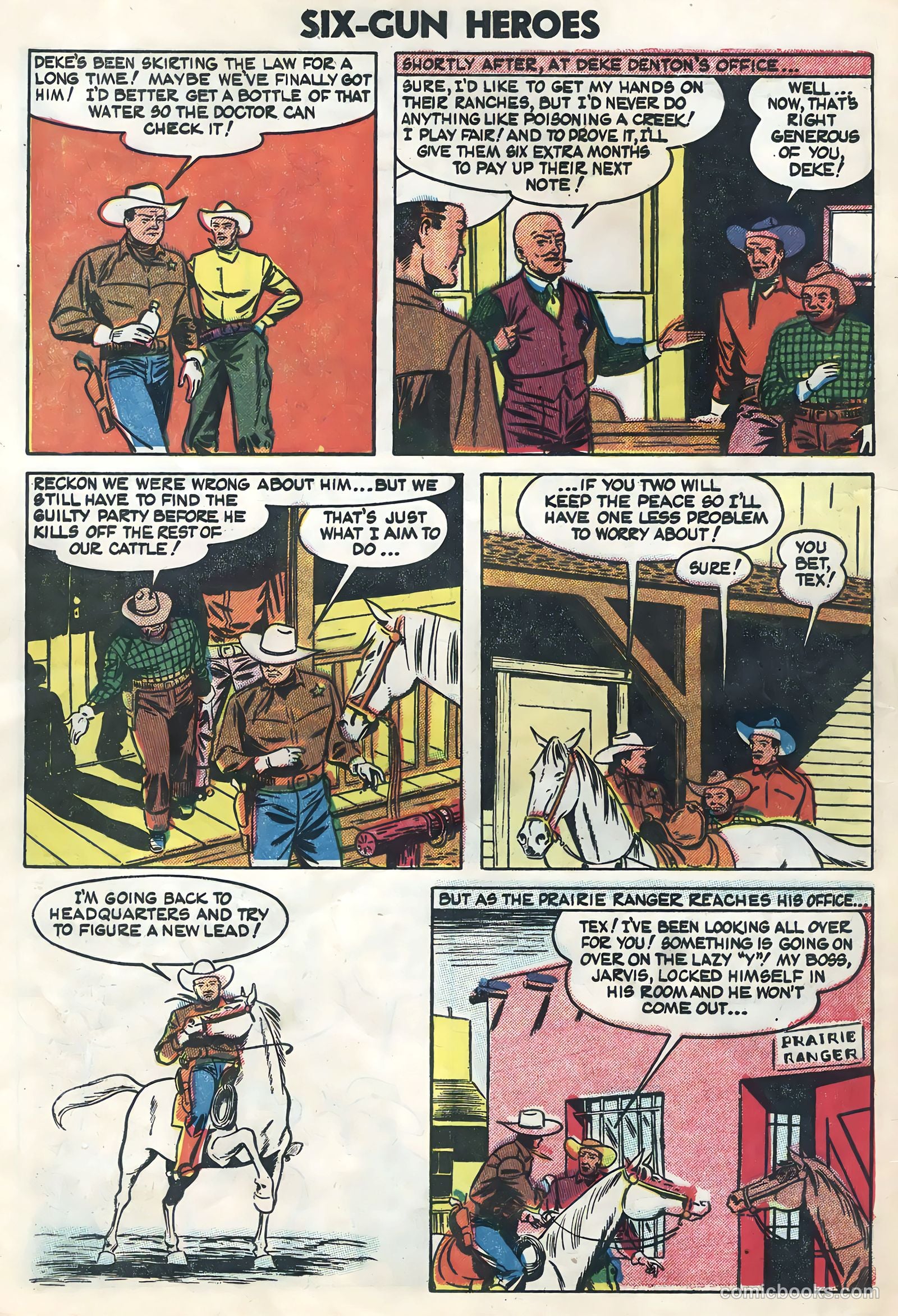 Six-Gun Heroes #26 (1954) — page 24 of 33