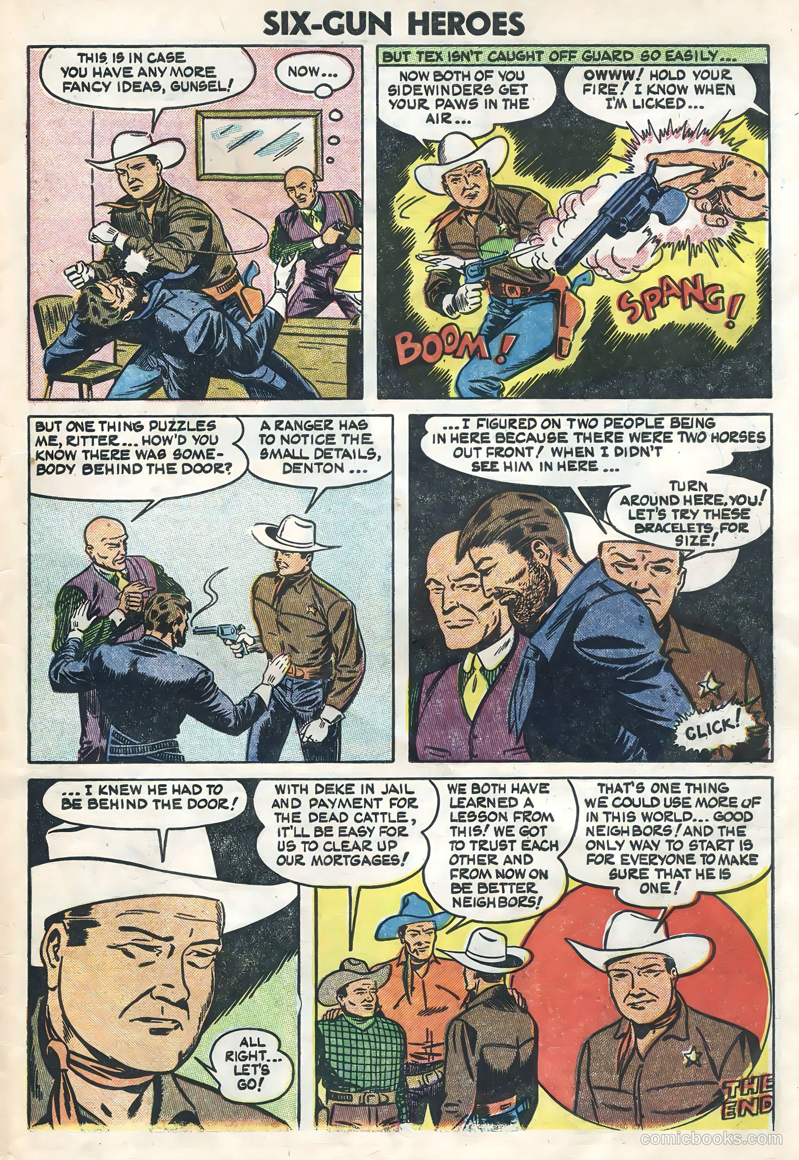 Six-Gun Heroes #26 (1954) — page 27 of 33