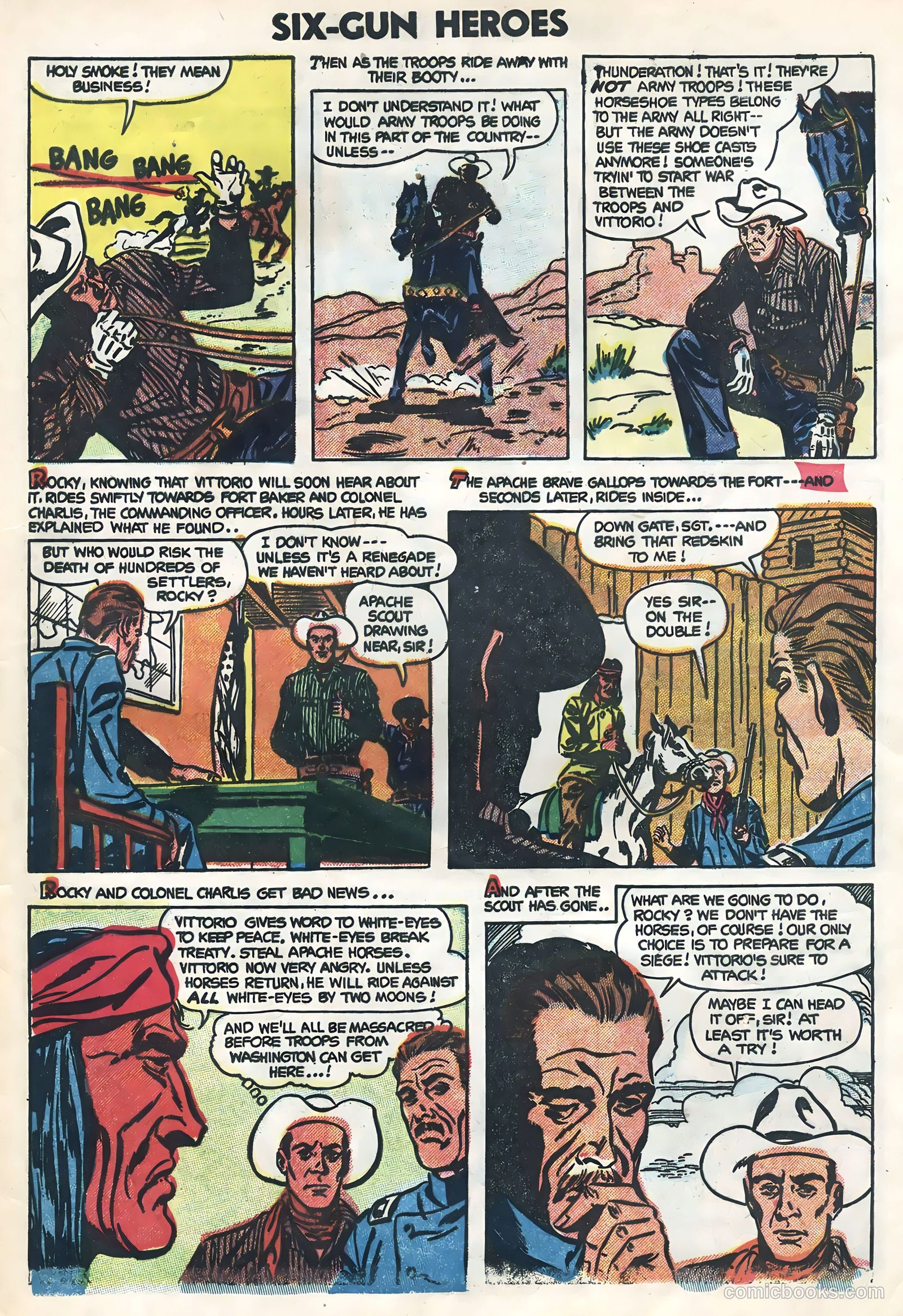 Six-Gun Heroes #26 (1954) — page 29 of 33