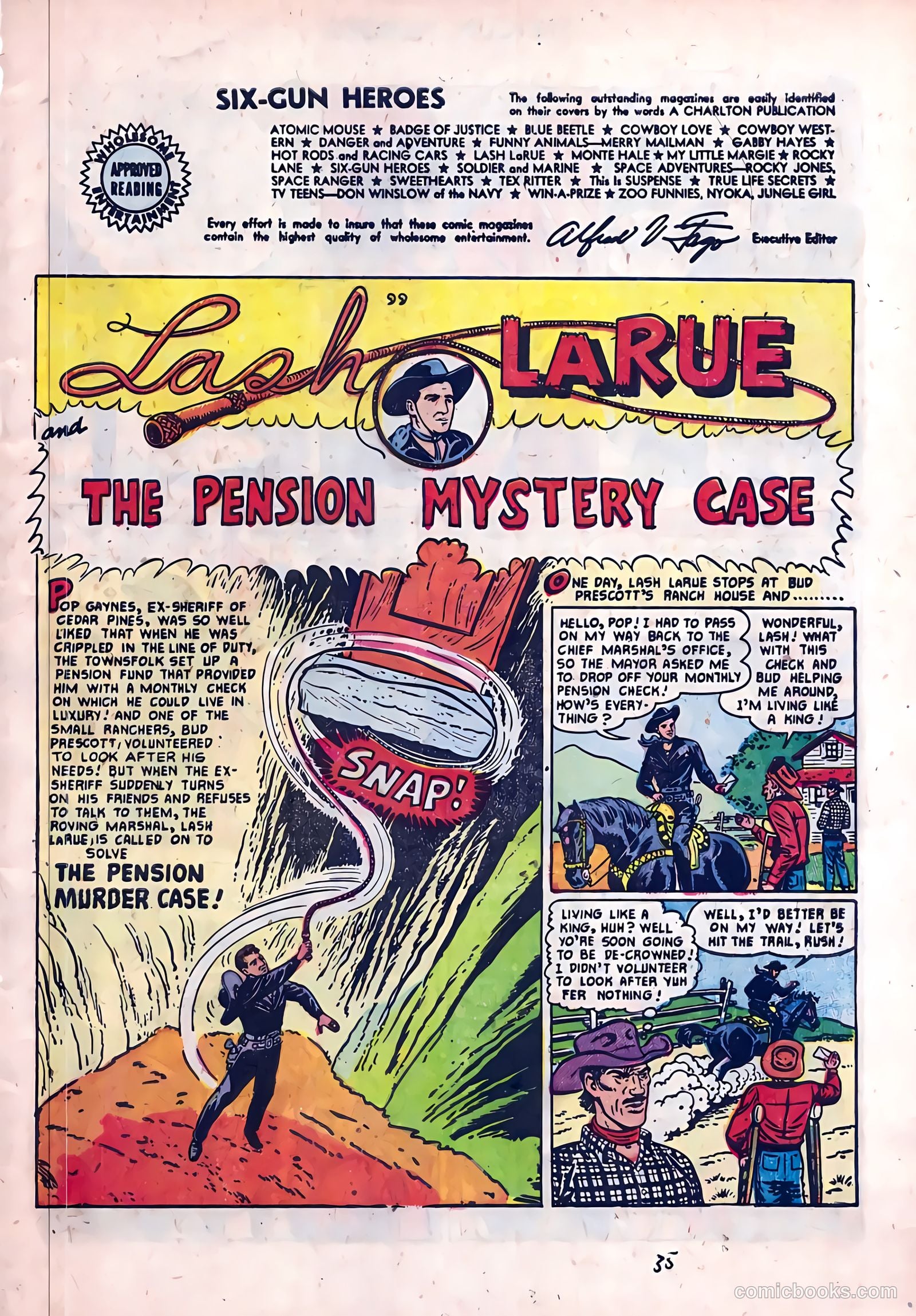 Six-Gun Heroes #33 (1955) — page 2 of 33