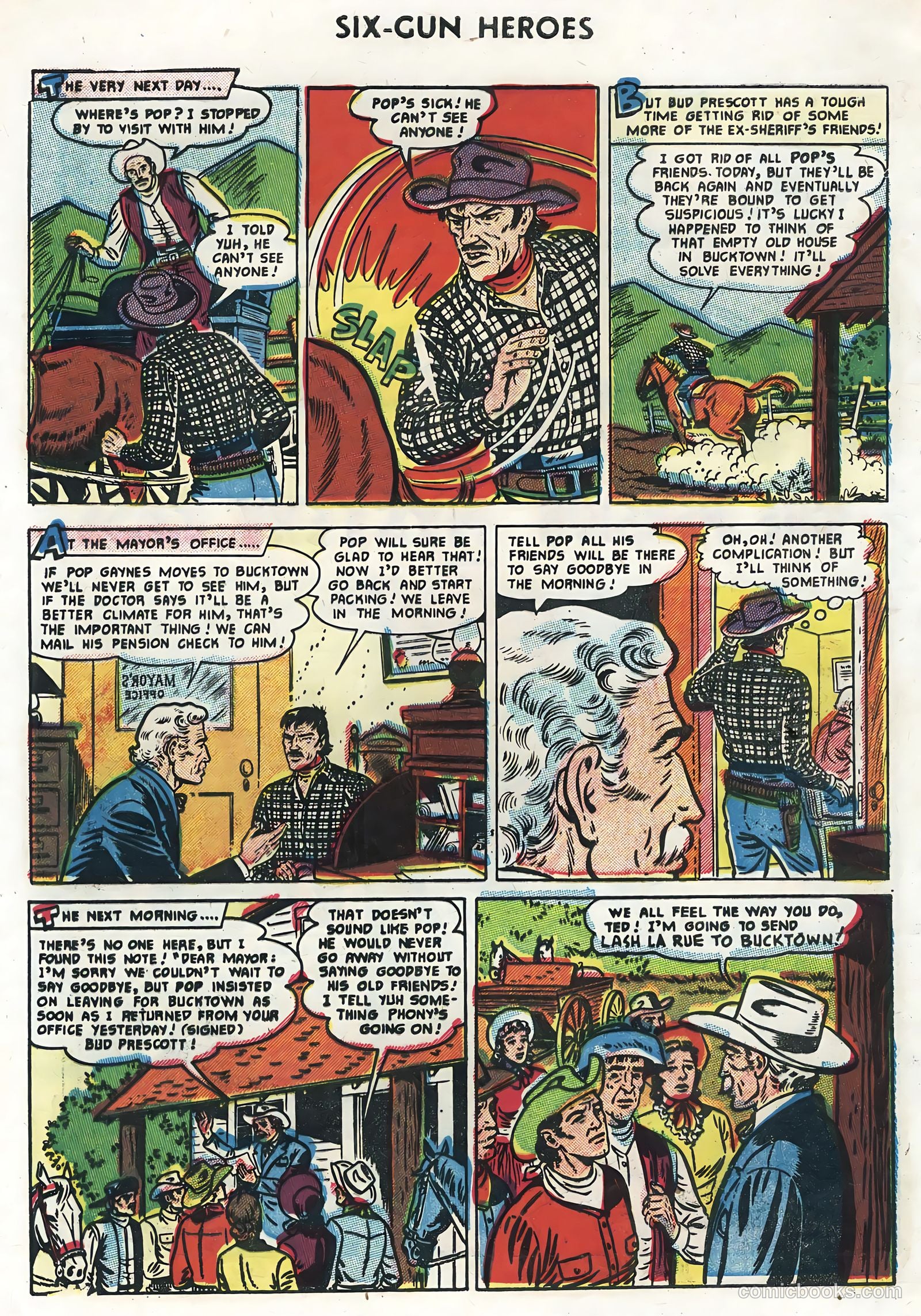 Six-Gun Heroes #33 (1955) — page 4 of 33