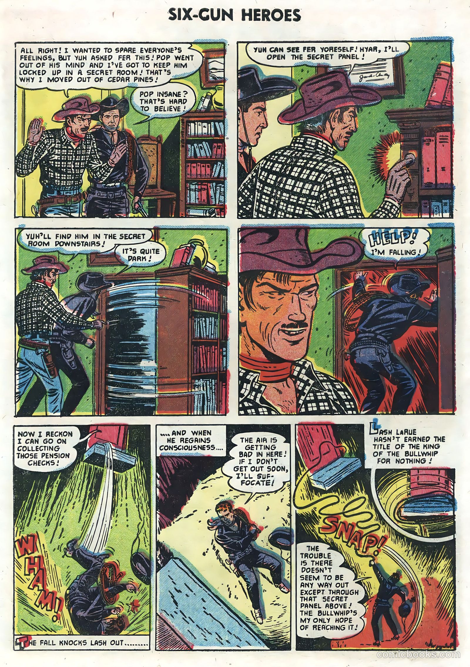 Six-Gun Heroes #33 (1955) — page 7 of 33
