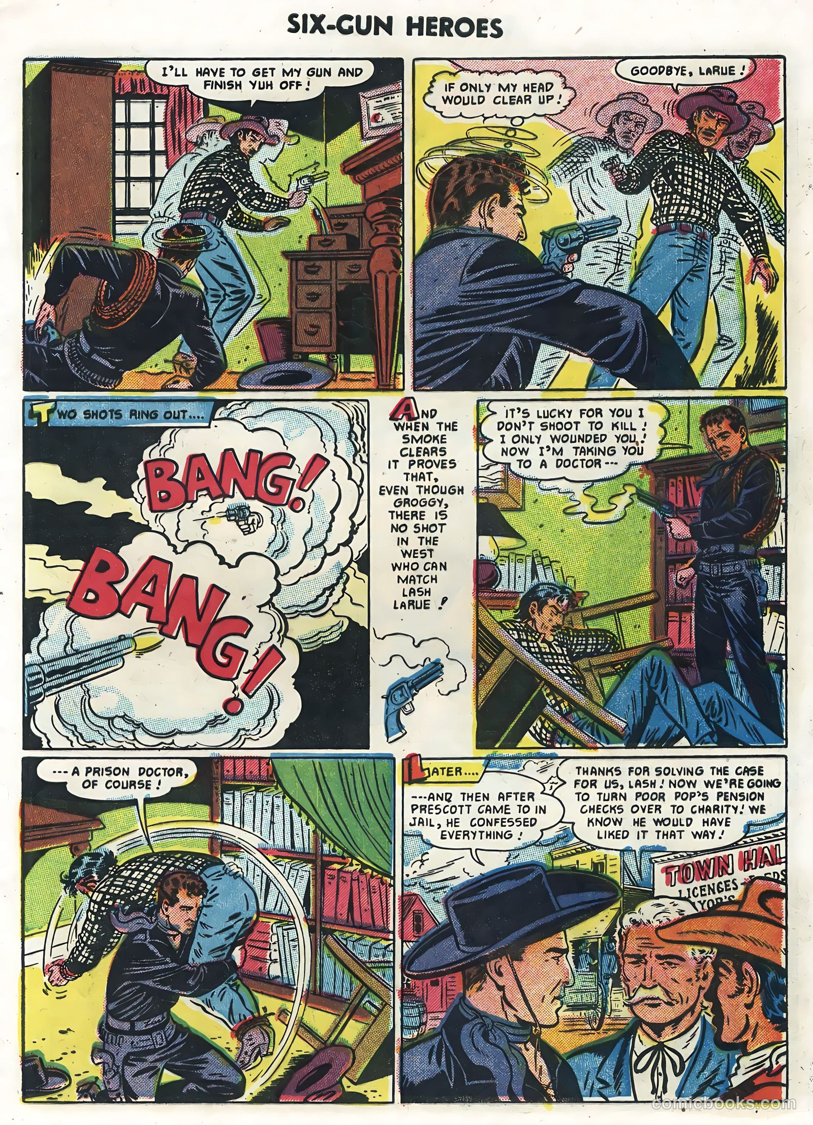 Six-Gun Heroes #33 (1955) — page 9 of 33