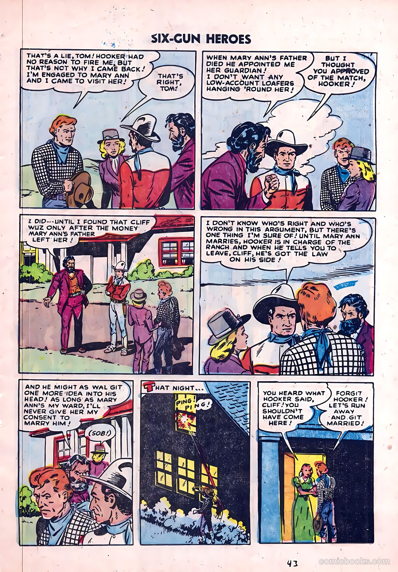 Six-Gun Heroes #33 (1955) — page 10 of 33