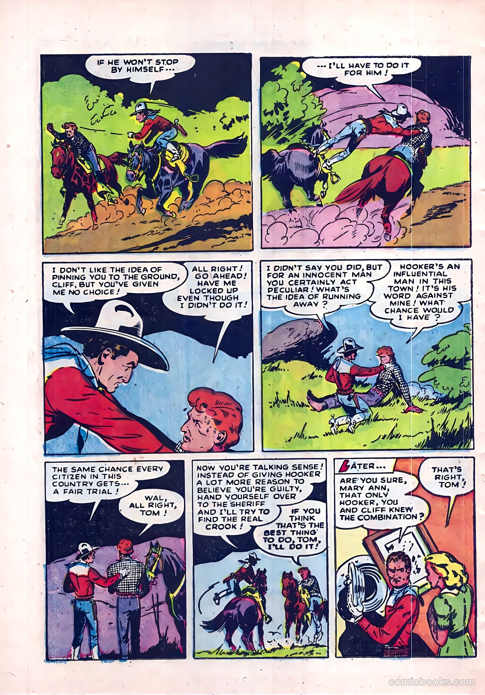 Six-Gun Heroes #33 (1955) — page 13 of 33