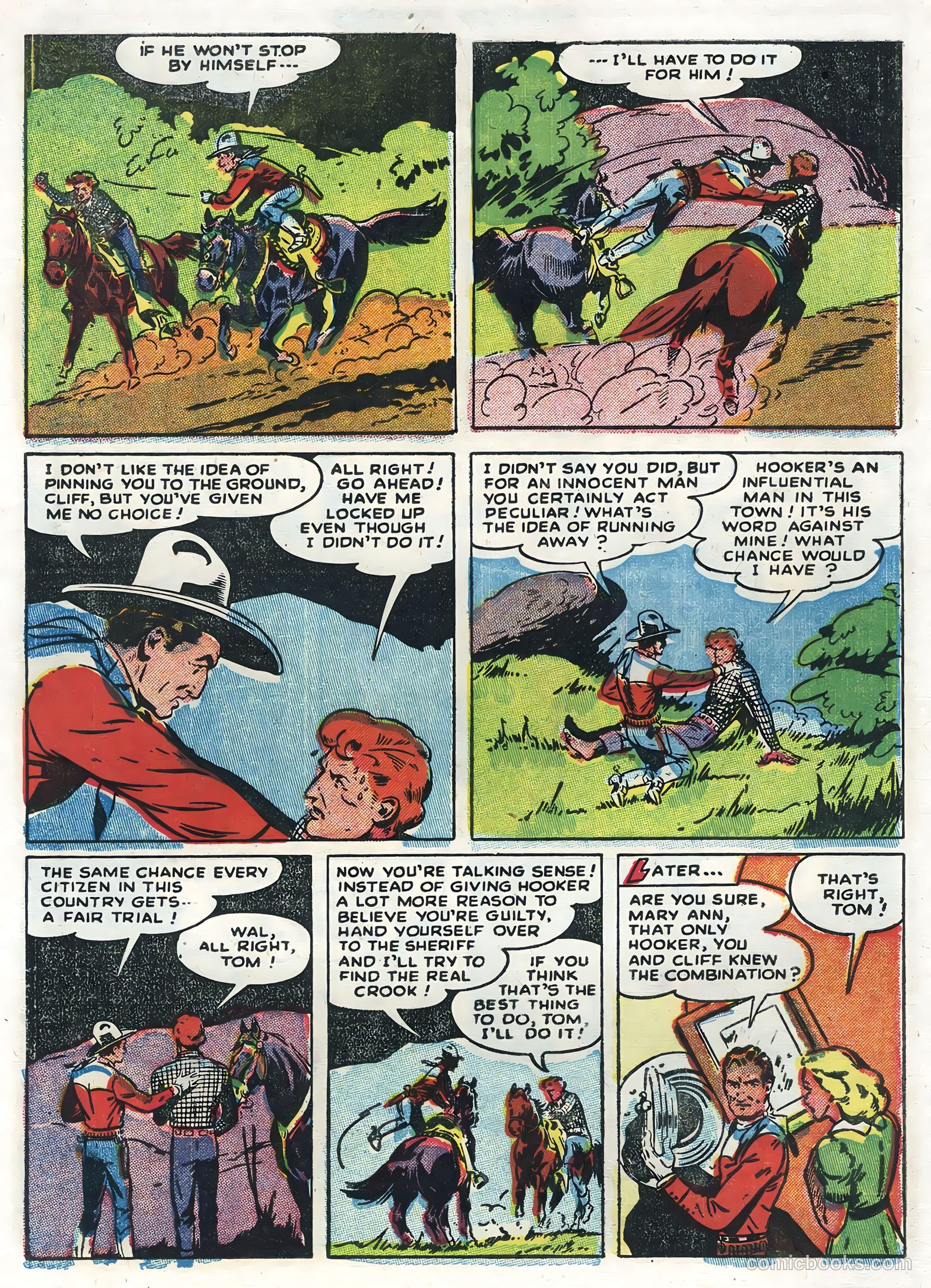 Six-Gun Heroes #33 (1955) — page 14 of 33