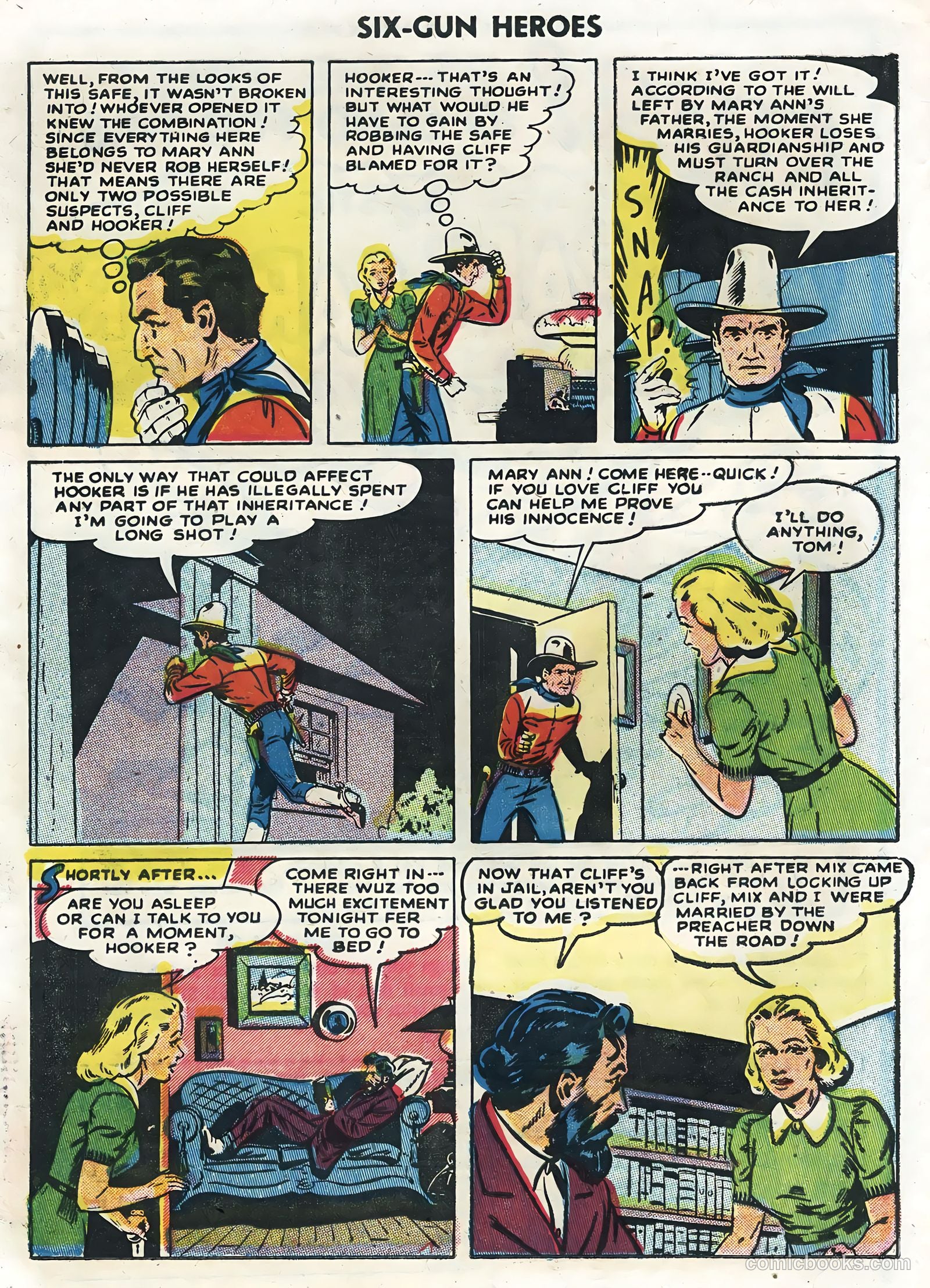 Six-Gun Heroes #33 (1955) — page 16 of 33